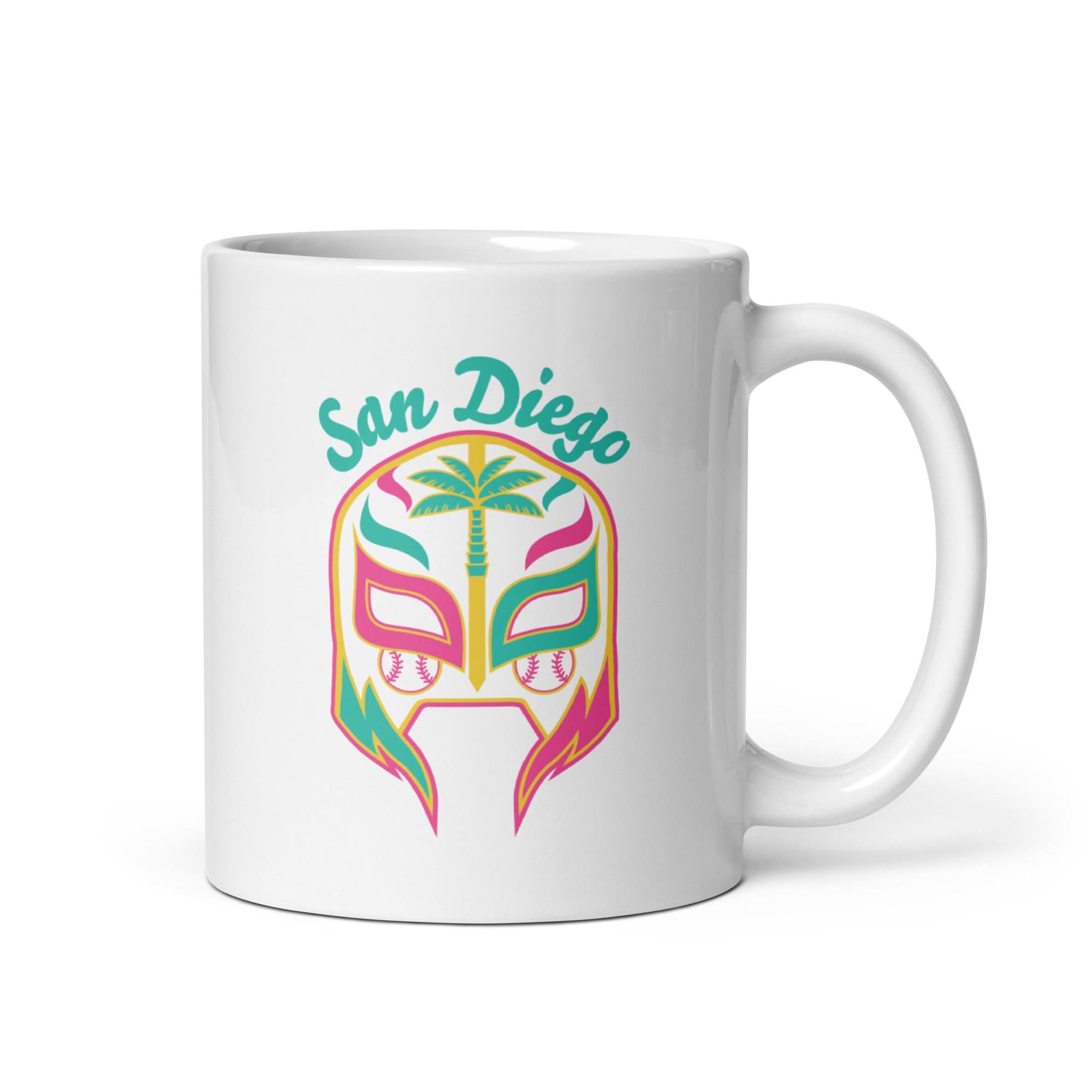 San Diego Lucha Mask Mug 1