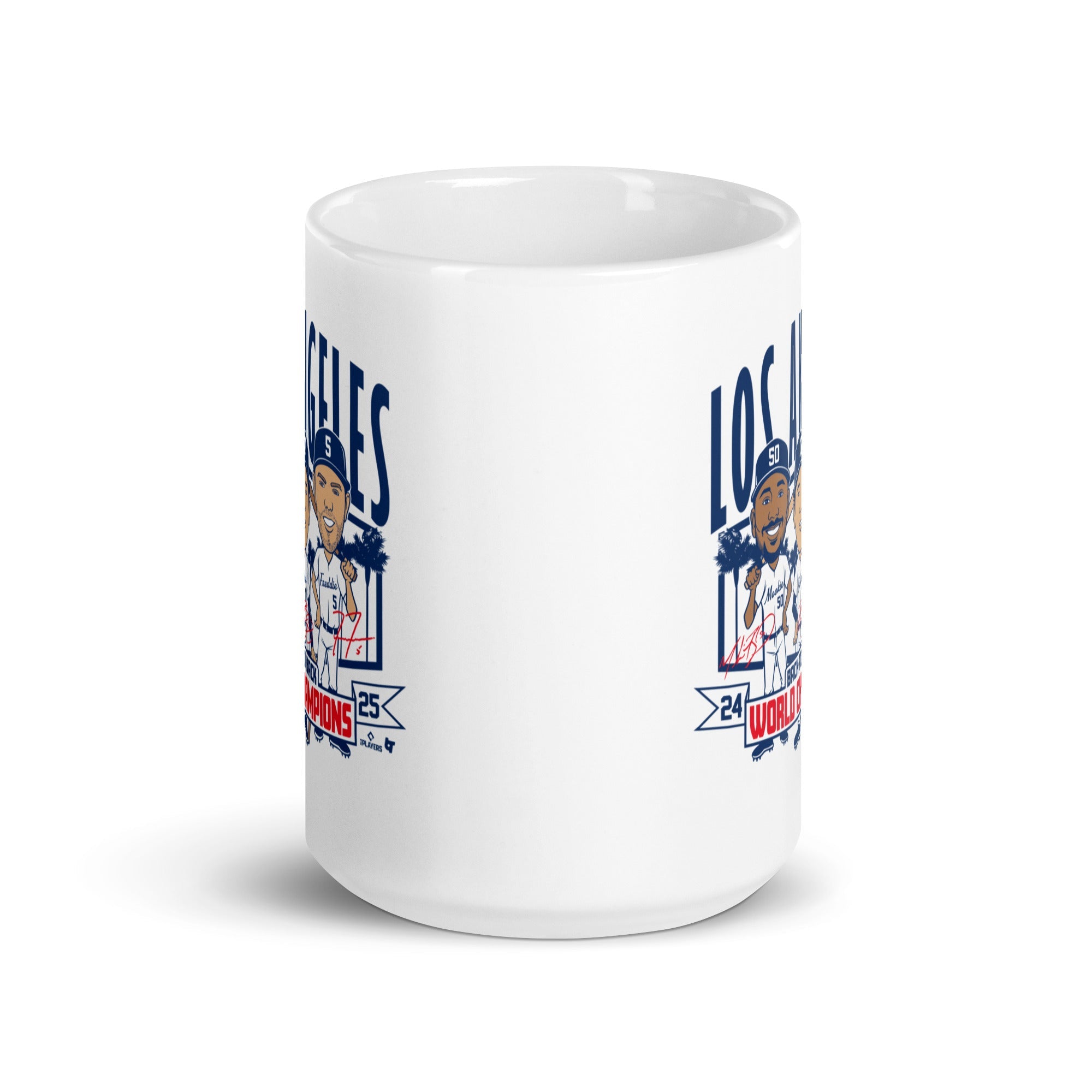 Los Angeles Baseball: Back-to-Back World Champs Caricatures 6