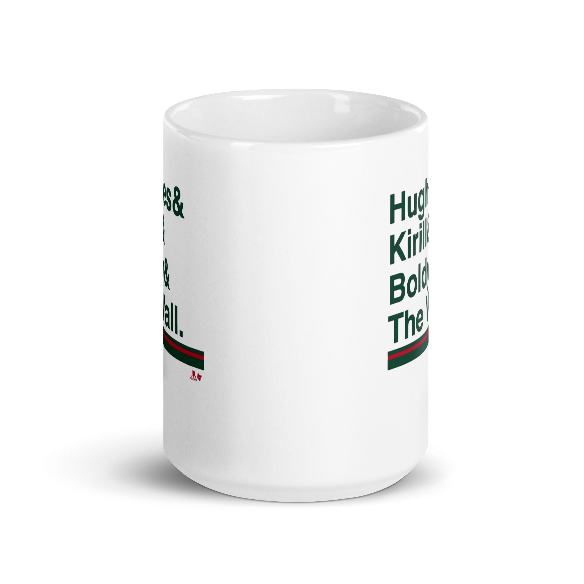 Minnesota Hockey Ampersand: Hughes & Kirill & Boldy & The Wall Mug 6