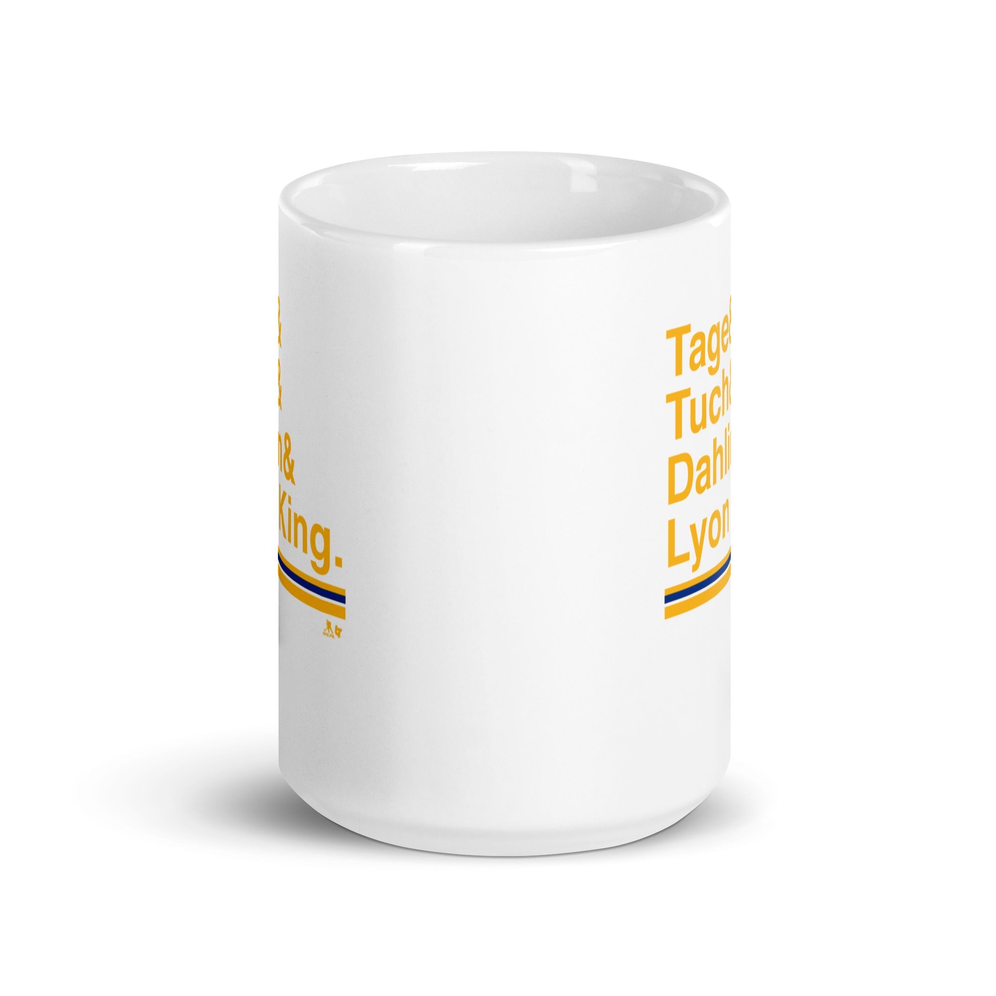 Buffalo Hockey Ampersand: Tage & Tuch & Dahlin & Lyon King Mug 6