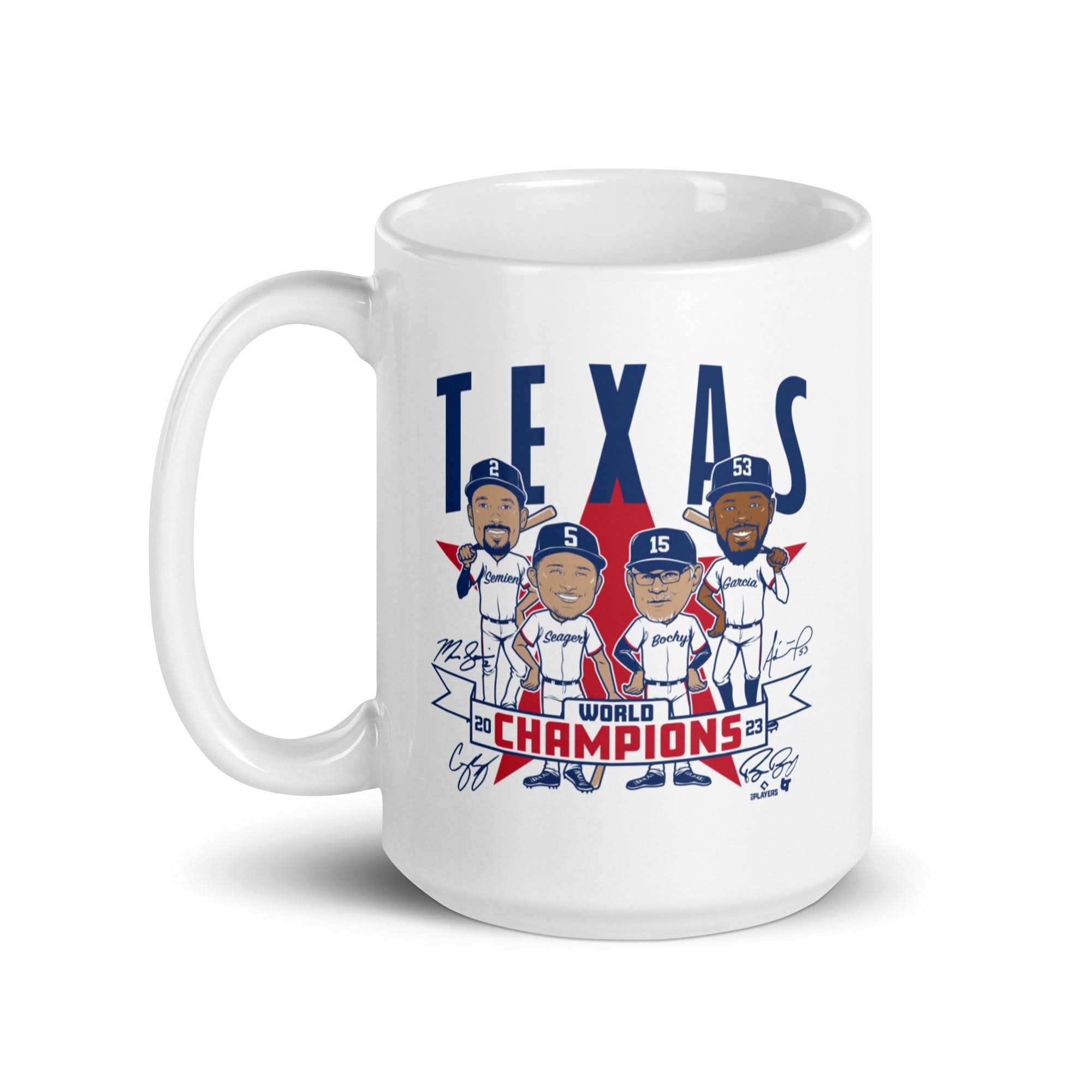 Texas Baseball: World Champions Caricatures Mug 5