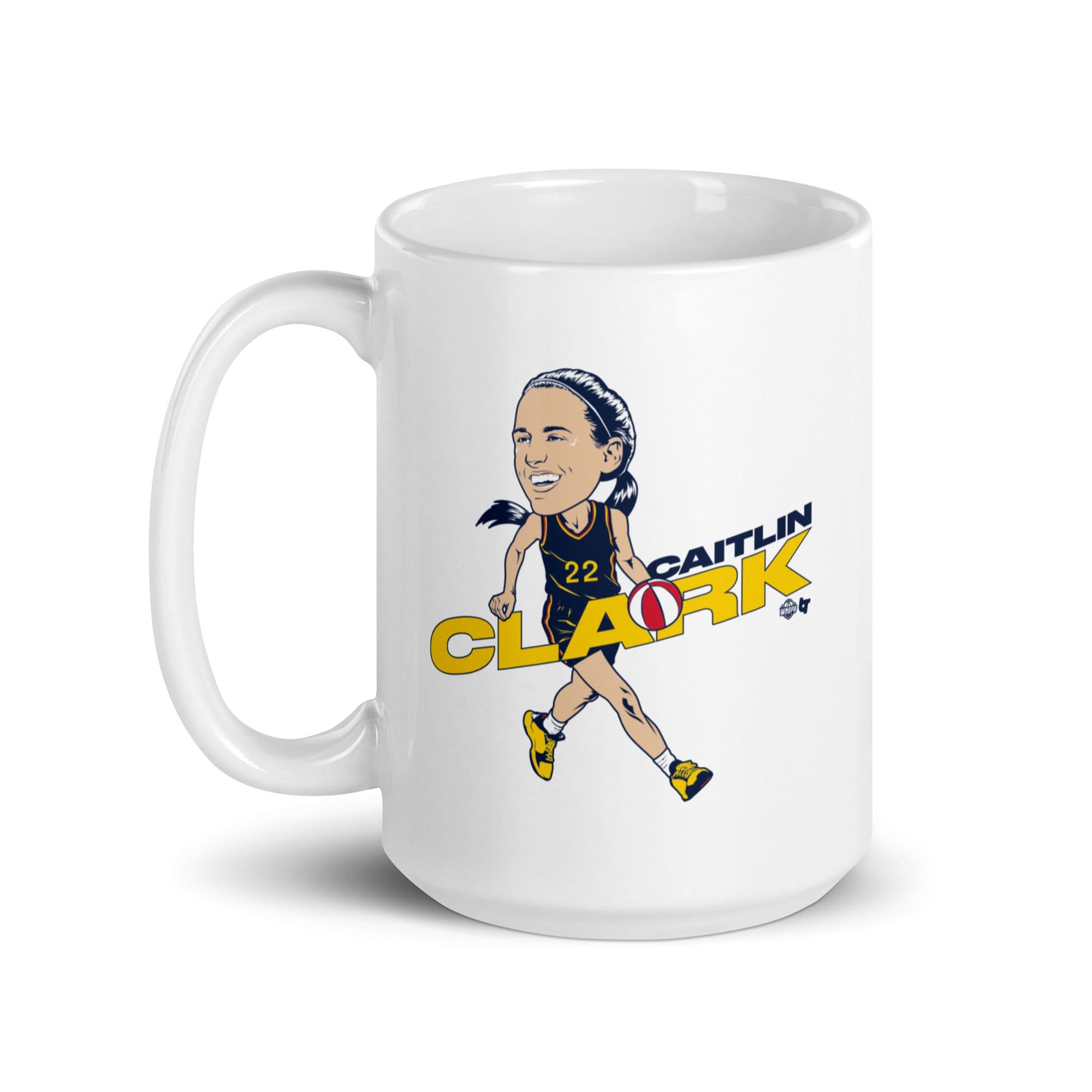 Caitlin Clark: Caricature - Indiana Mug 5
