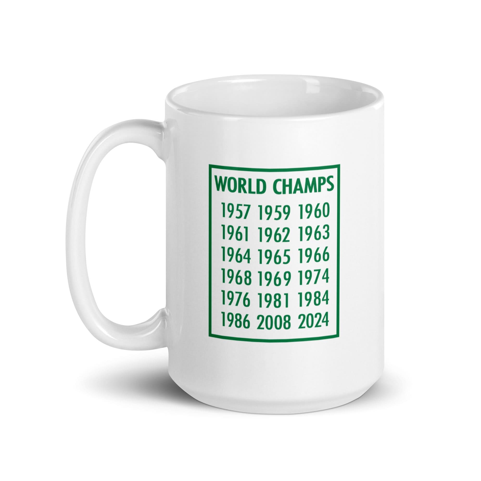 Boston Basketball: 18-Time World Champions Mug 5