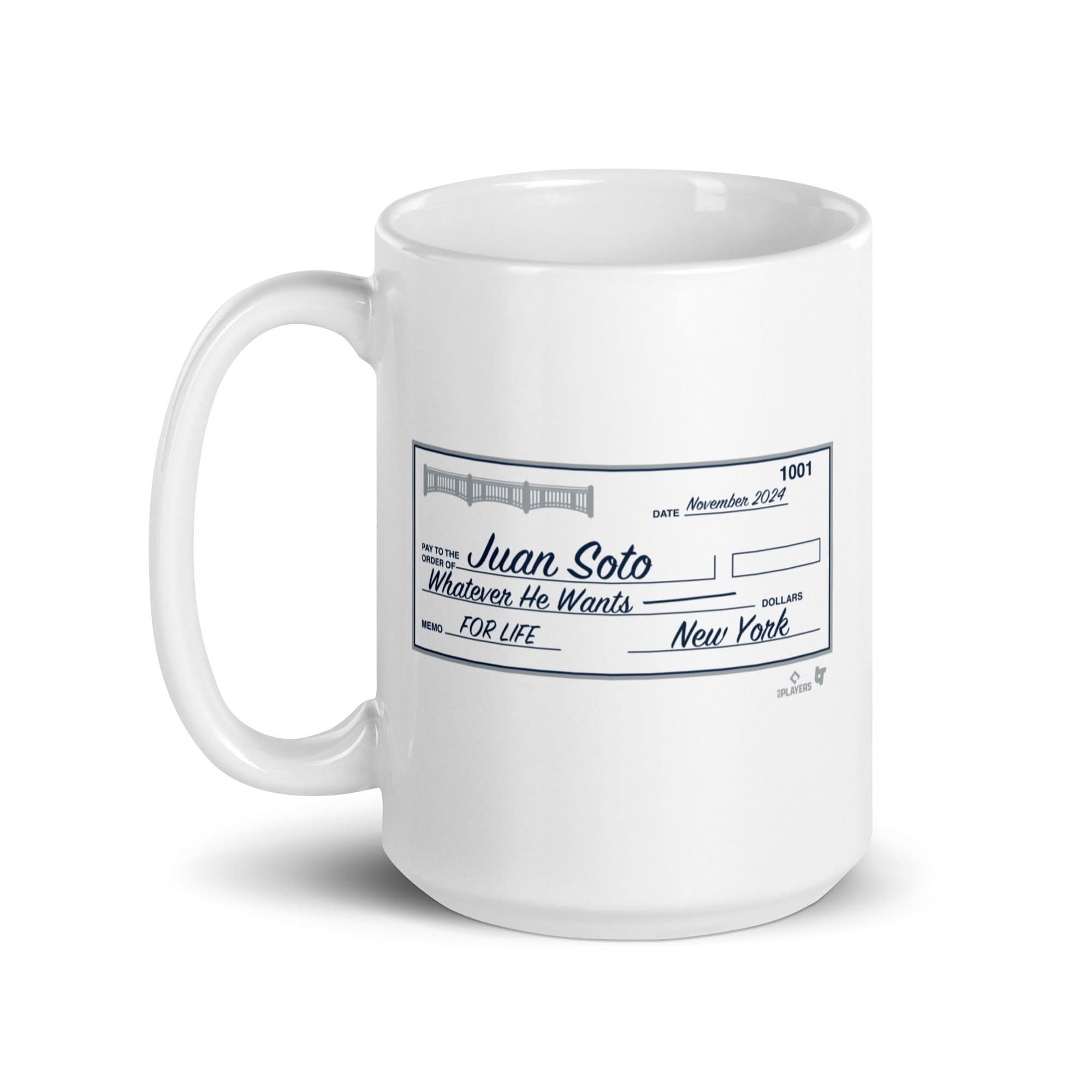 Juan Soto: Blank Check Mug 5