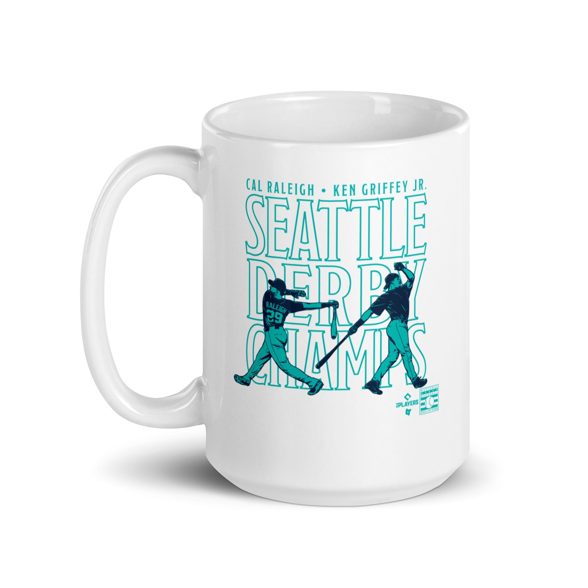 Cal Raleigh & Ken Griffey Jr: Seattle Derby Champs Mug 5