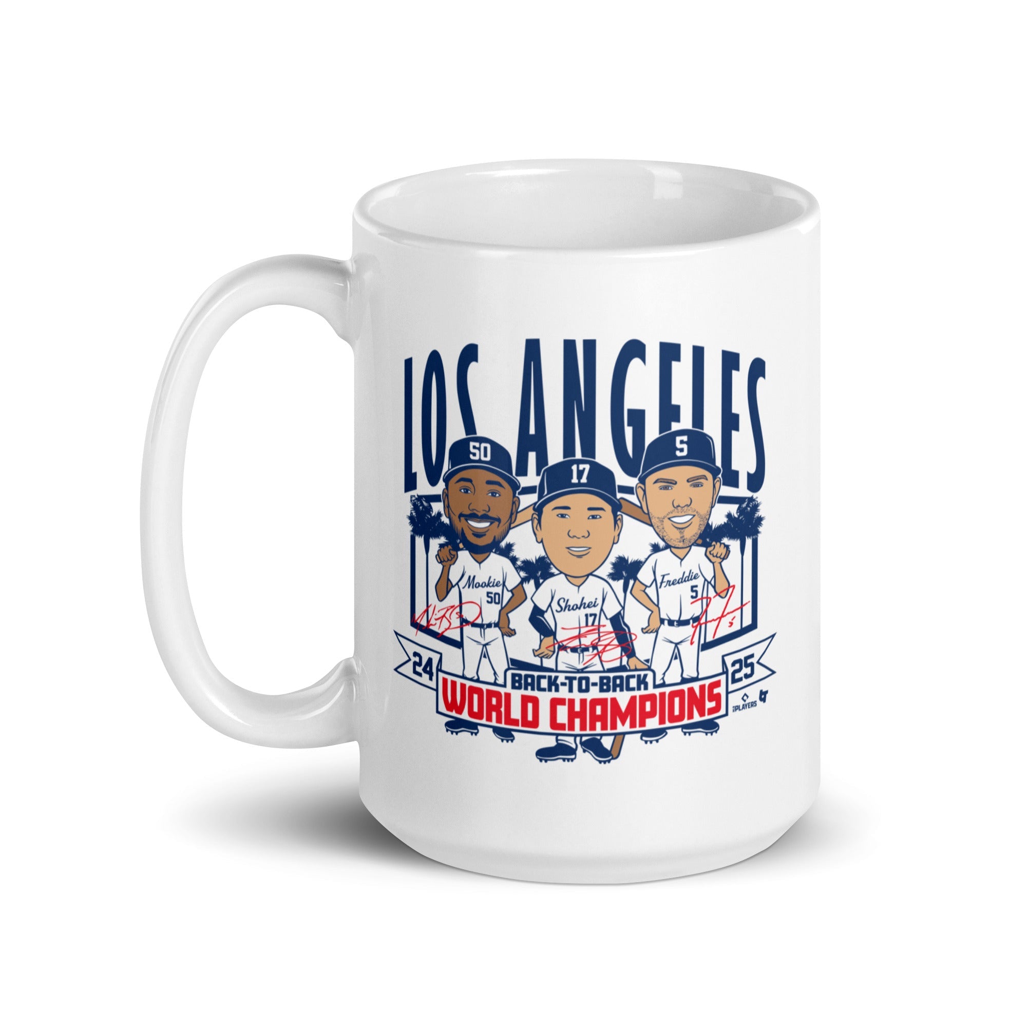 Los Angeles Baseball: Back-to-Back World Champs Caricatures 5