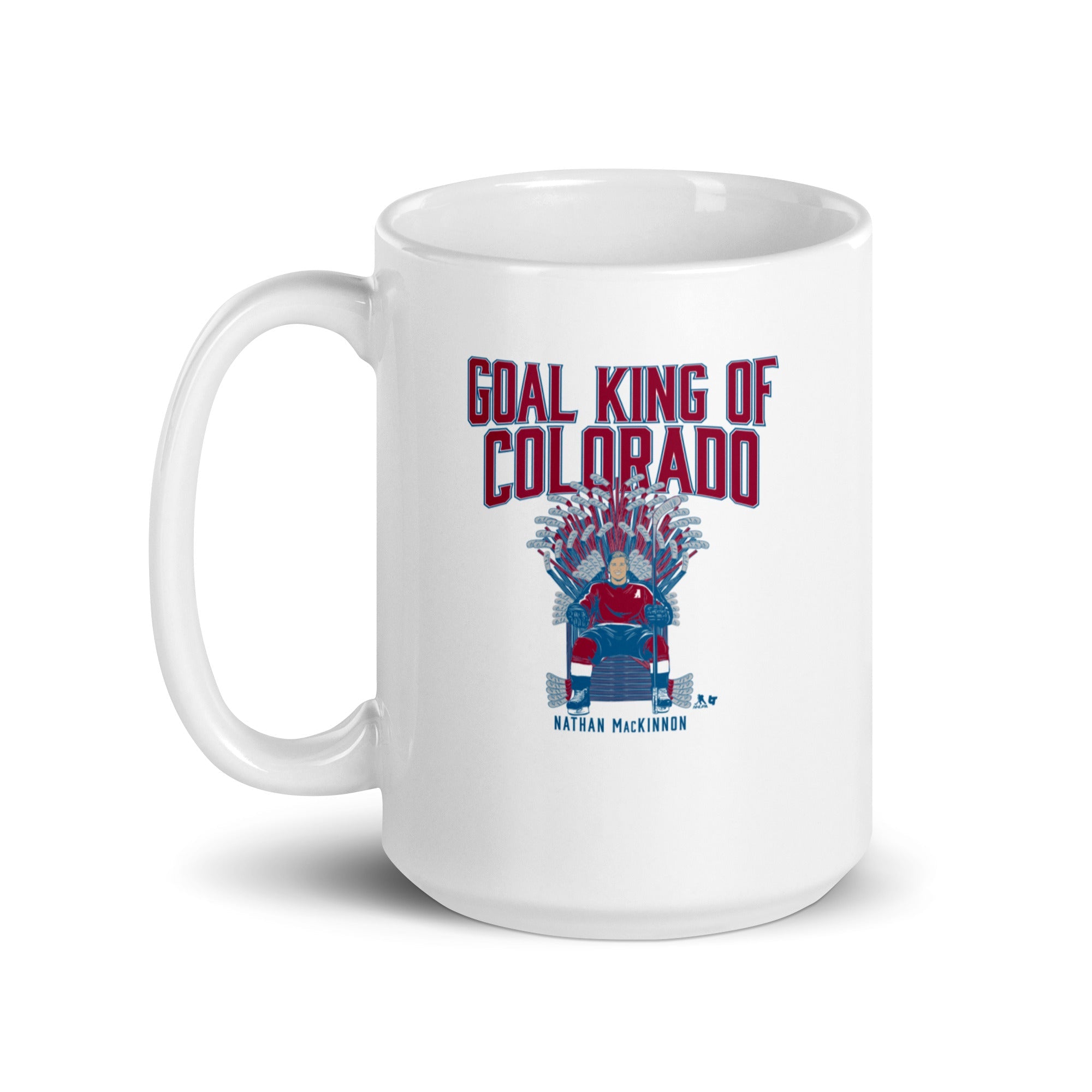 Nathan MacKinnon: Goal King of Colorado Mug 5