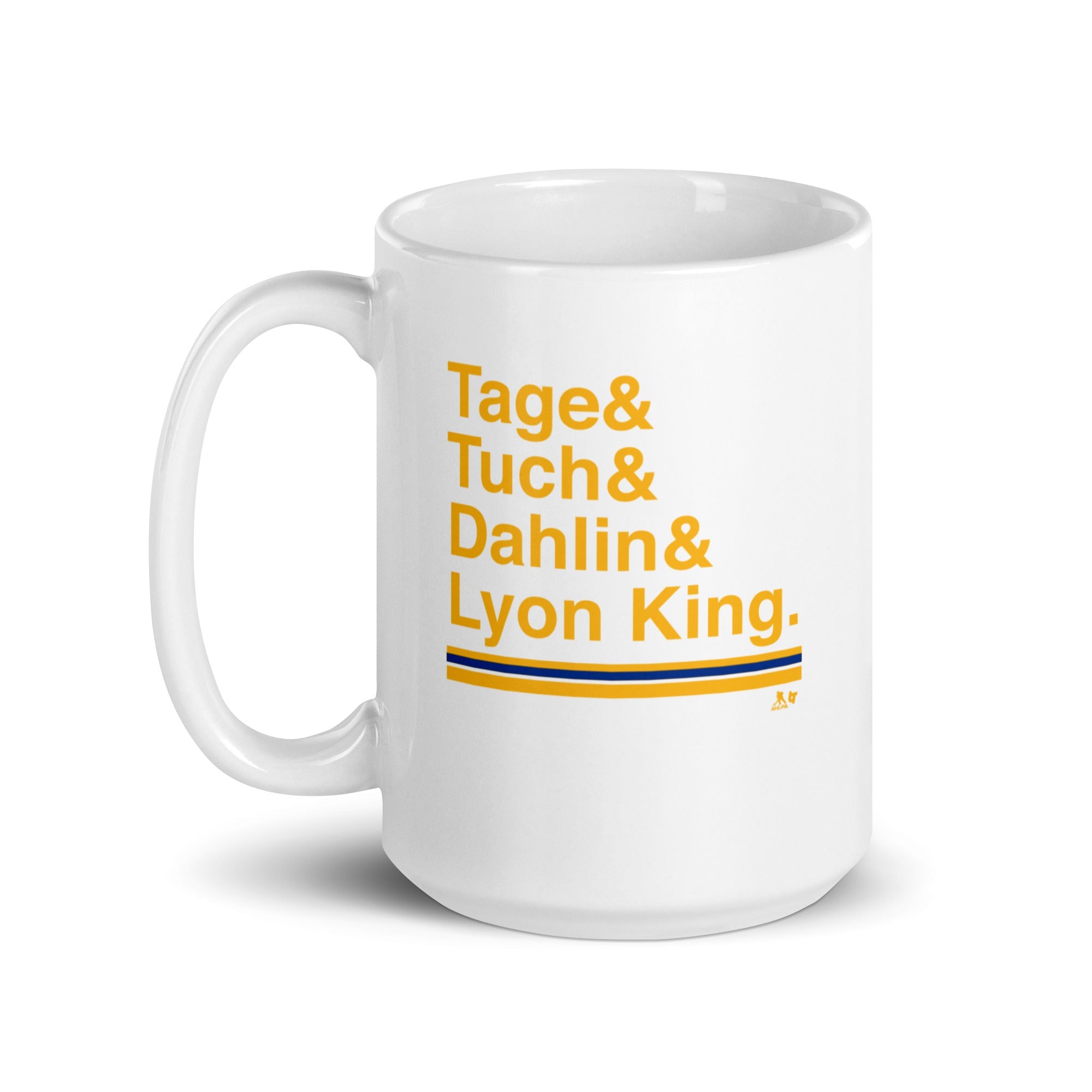 Buffalo Hockey Ampersand: Tage & Tuch & Dahlin & Lyon King Mug 5