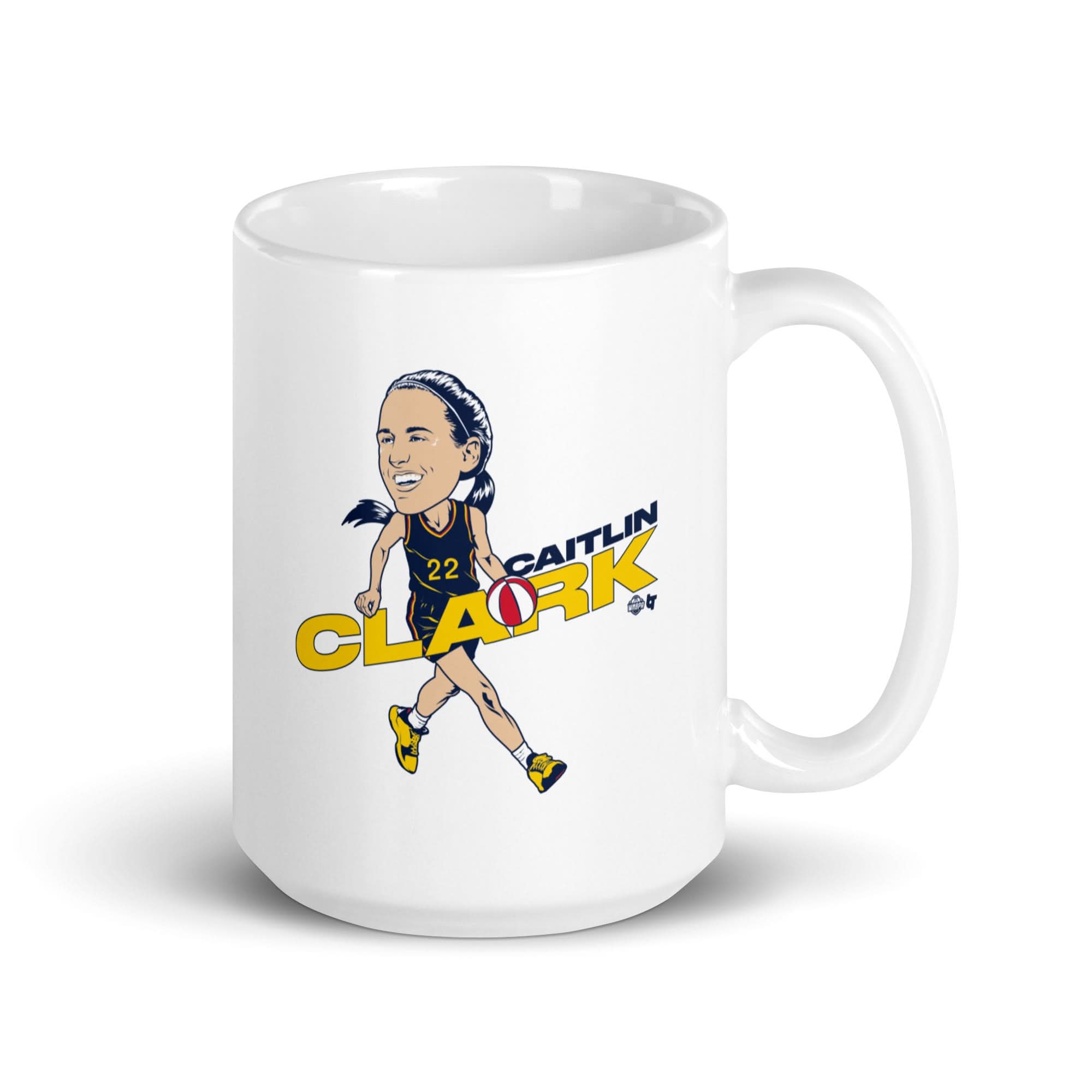 Caitlin Clark: Caricature - Indiana Mug 1