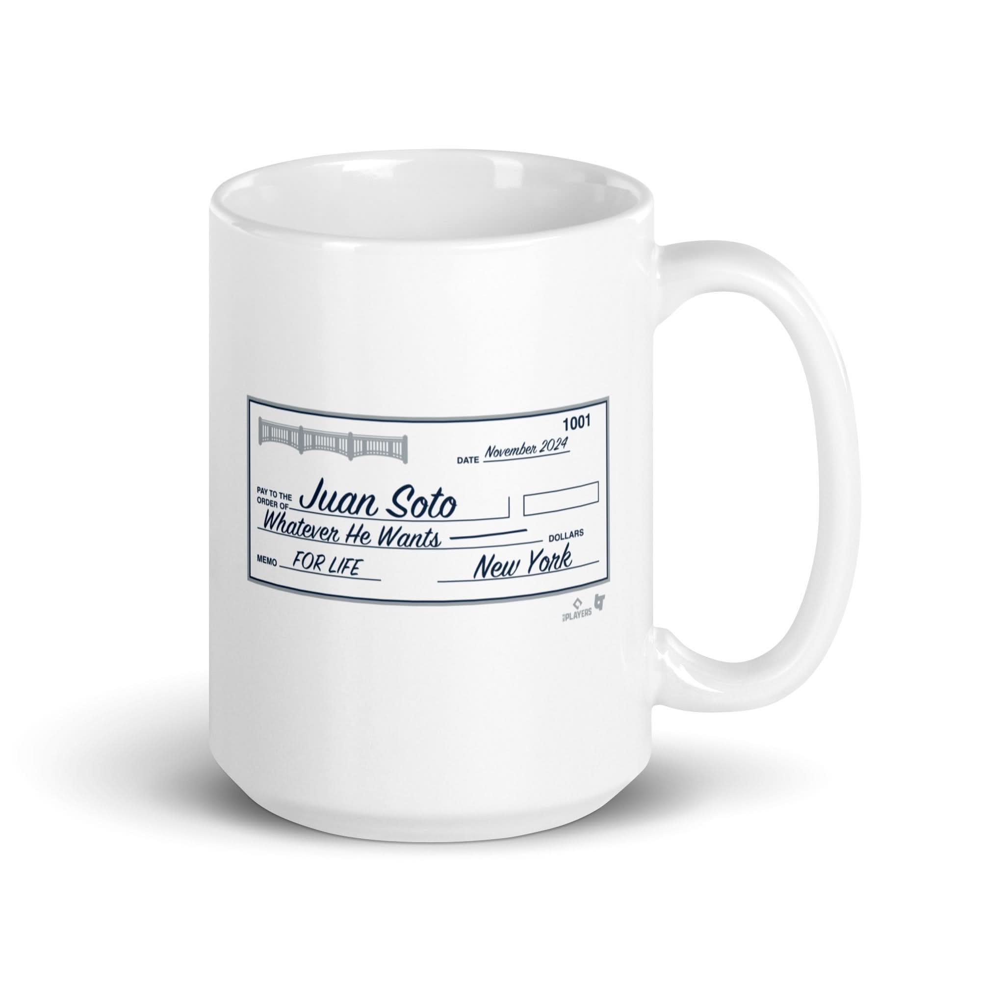 Juan Soto: Blank Check Mug 4
