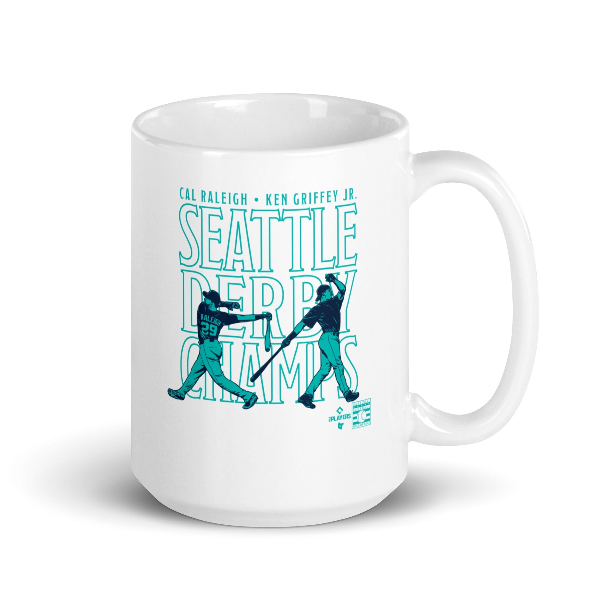 Cal Raleigh & Ken Griffey Jr: Seattle Derby Champs Mug 1