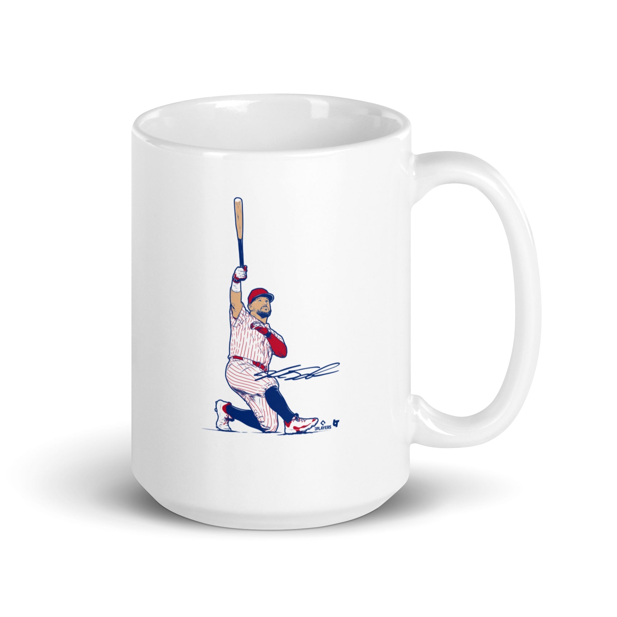 Kyle Schwarber: Swing-Off Superstar Pose Mug 1