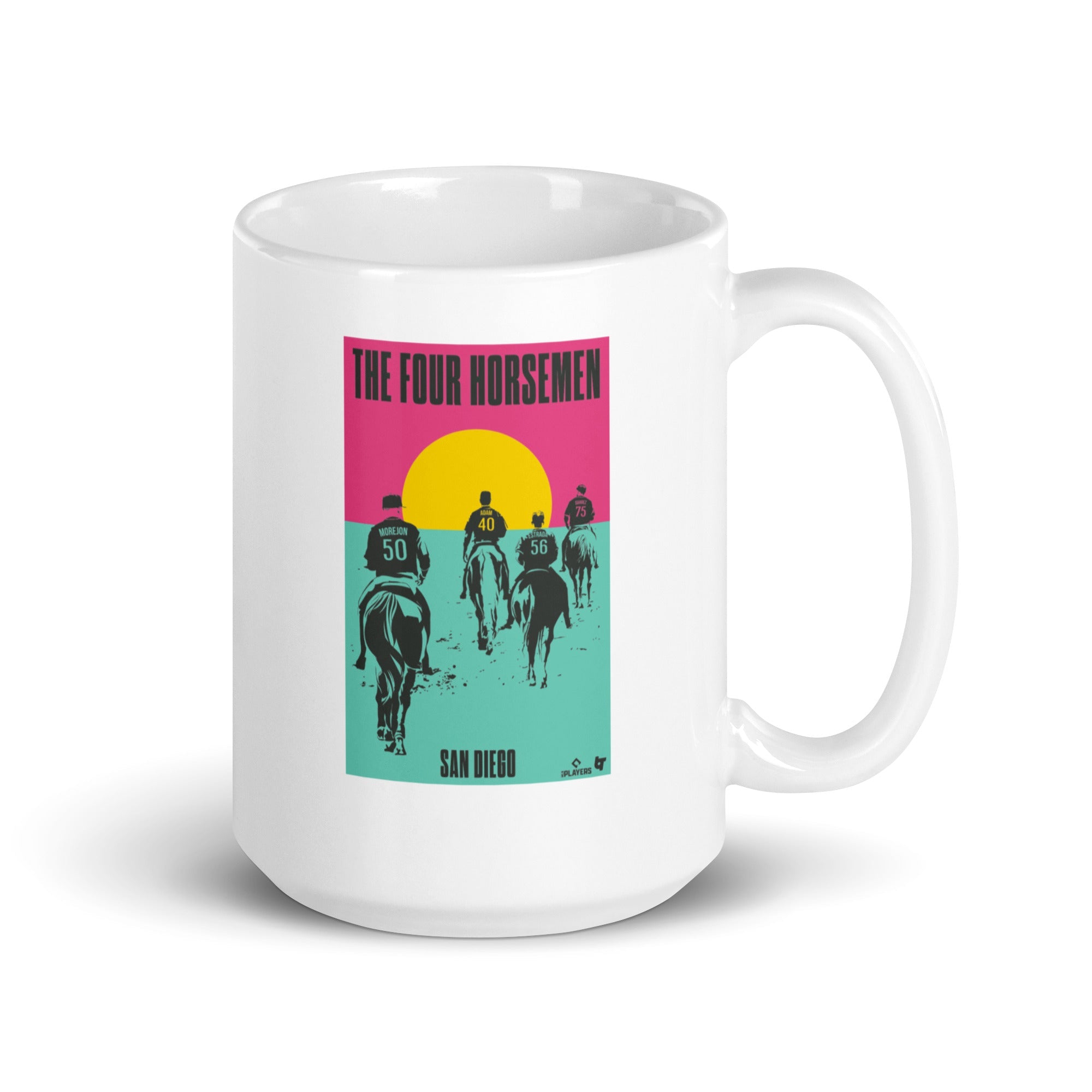 Adrian Morejon, Jason Adam, Jeremiah Estrada, Robert Suarez: The Four Horsemen Mug 1