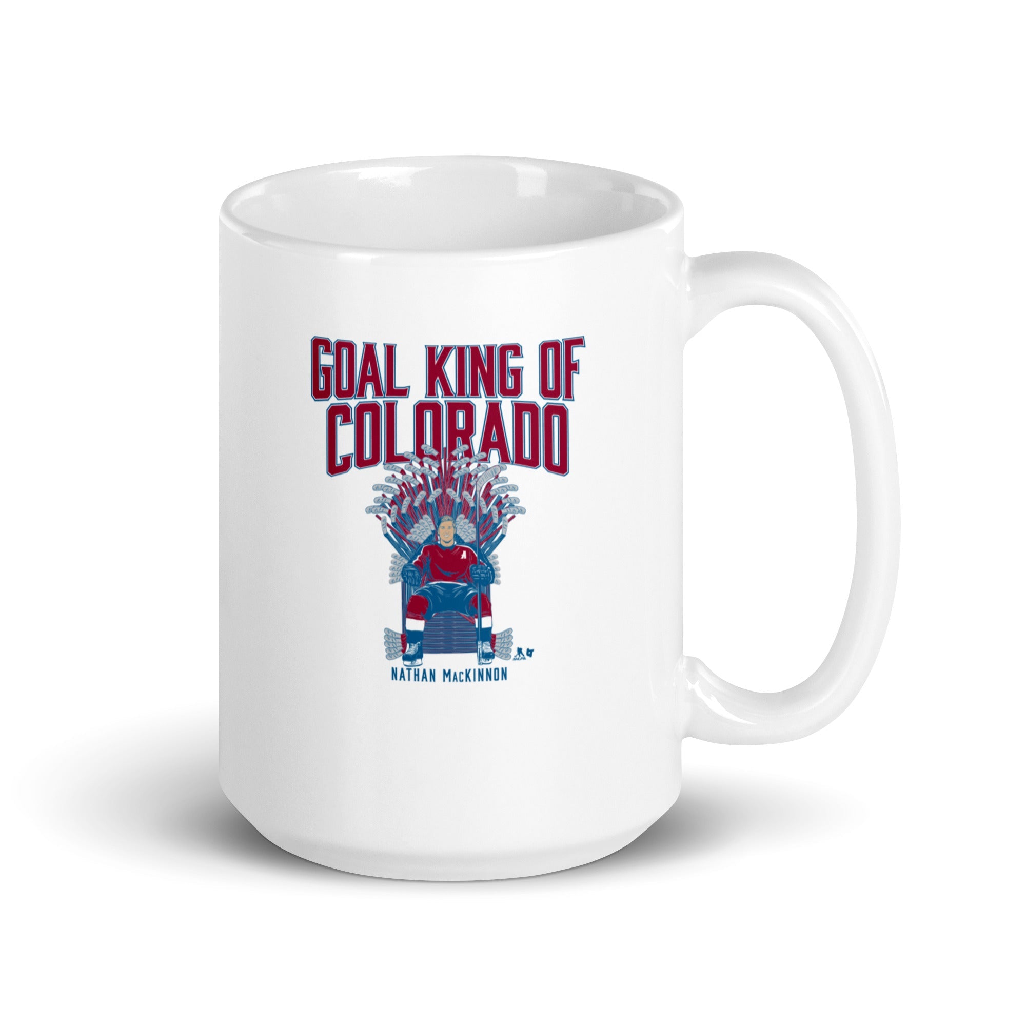 Nathan MacKinnon: Goal King of Colorado Mug 1