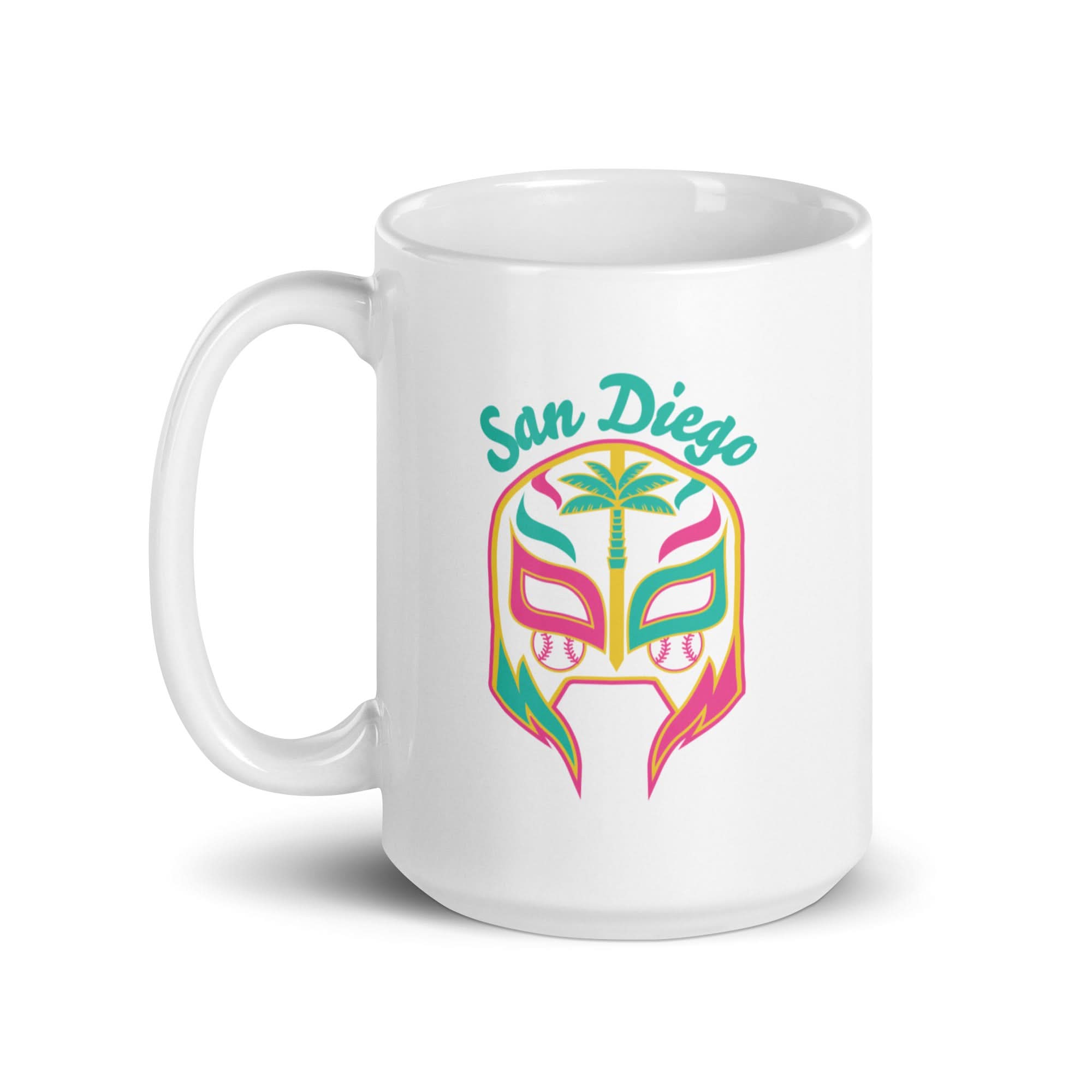 San Diego Lucha Mask Mug 5