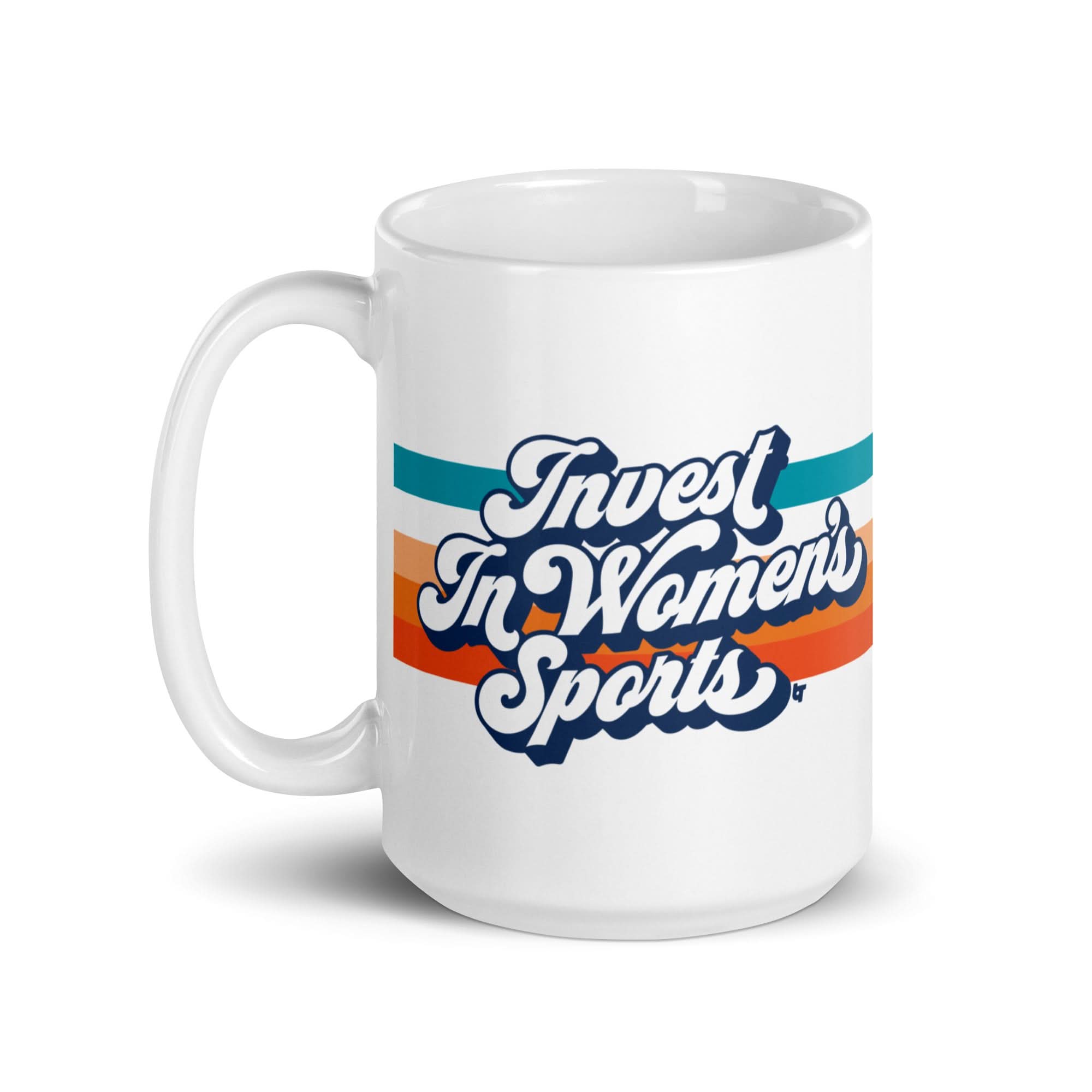 Invest In Women's Sports Script Mug 5