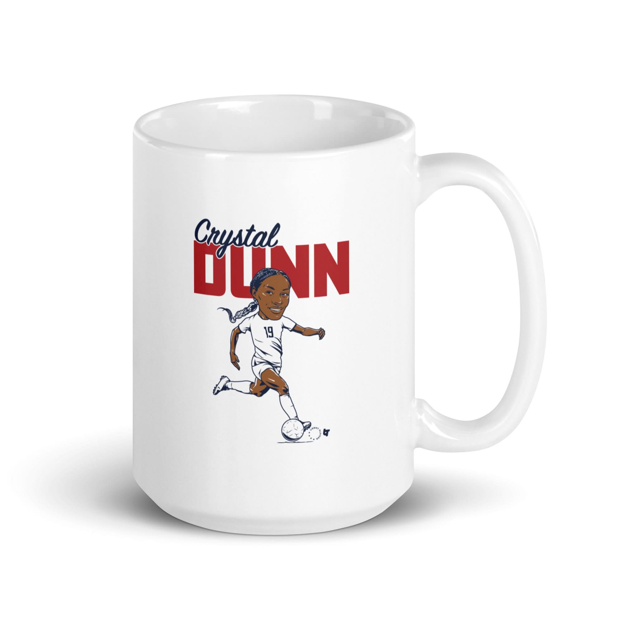 Crystal Dunn: Caricature Mug 1