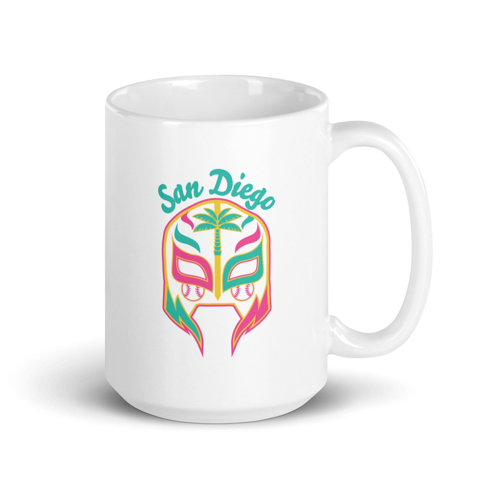 San Diego Lucha Mask Mug 4