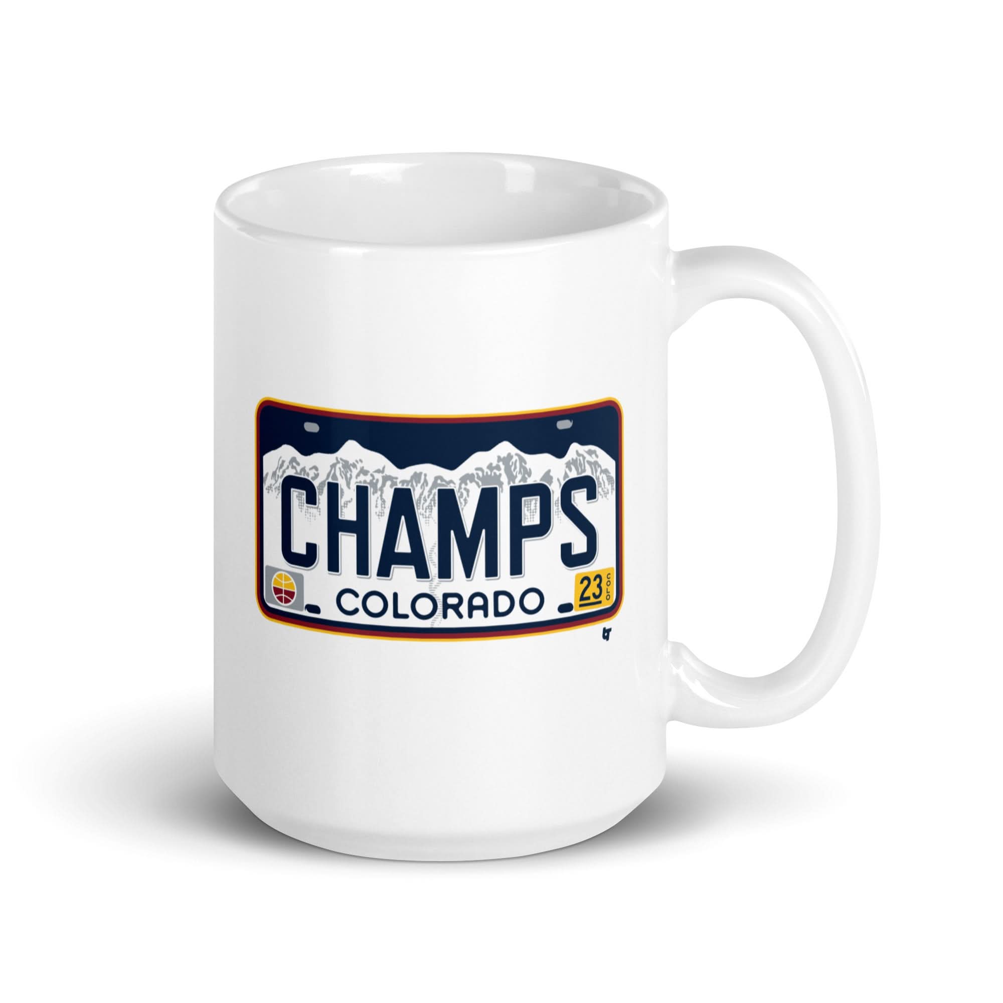 Denver Champs License Plate Mug 4