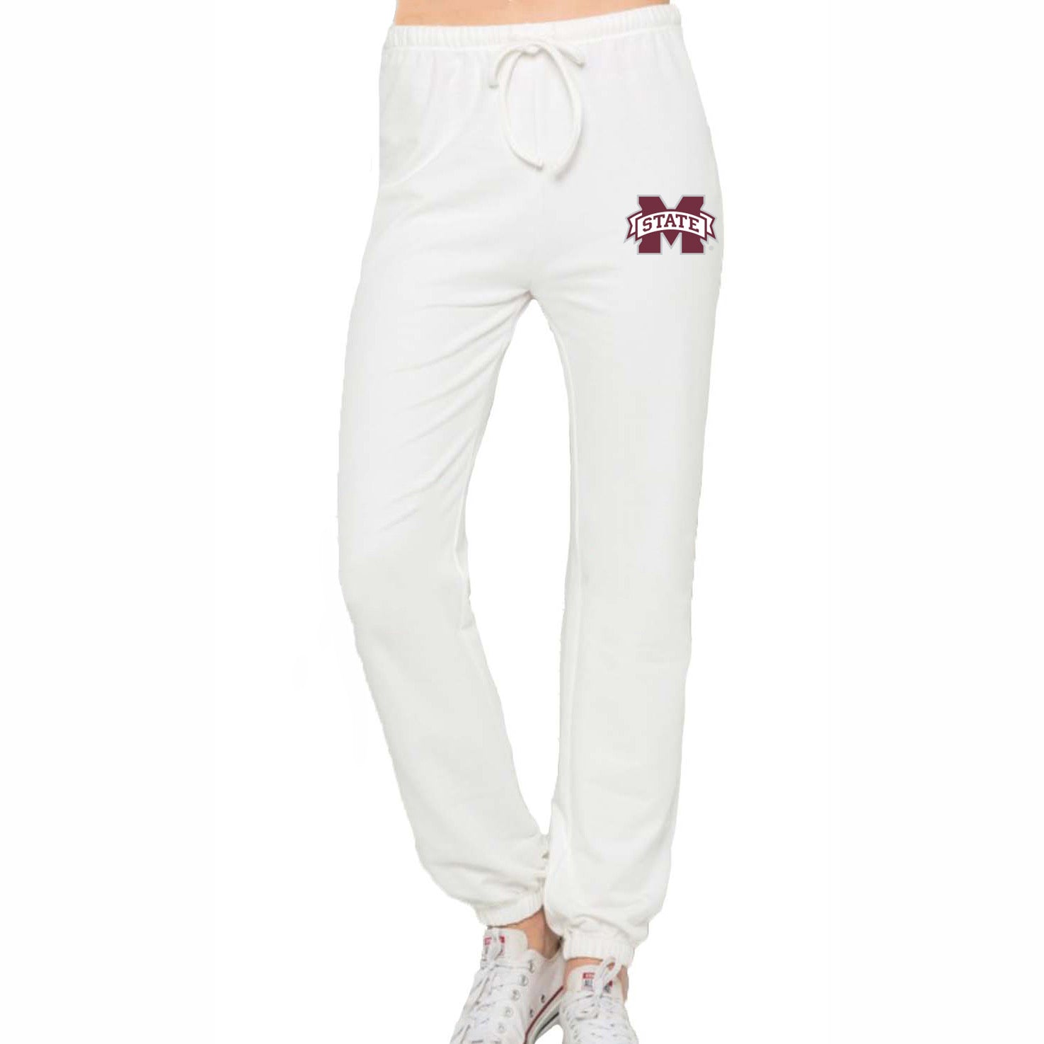 Mississippi State White Joggers | lojobands 1