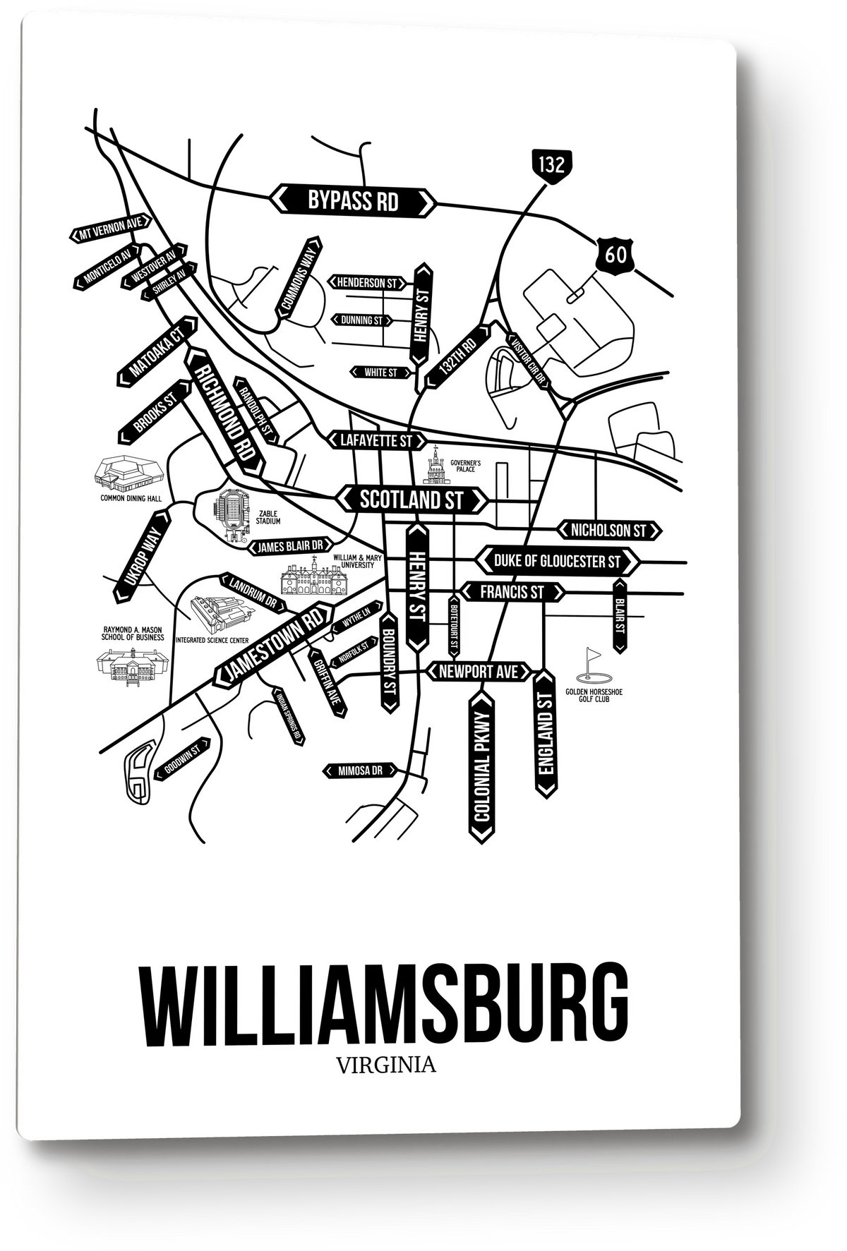 Williamsburg, Virginia street map 8