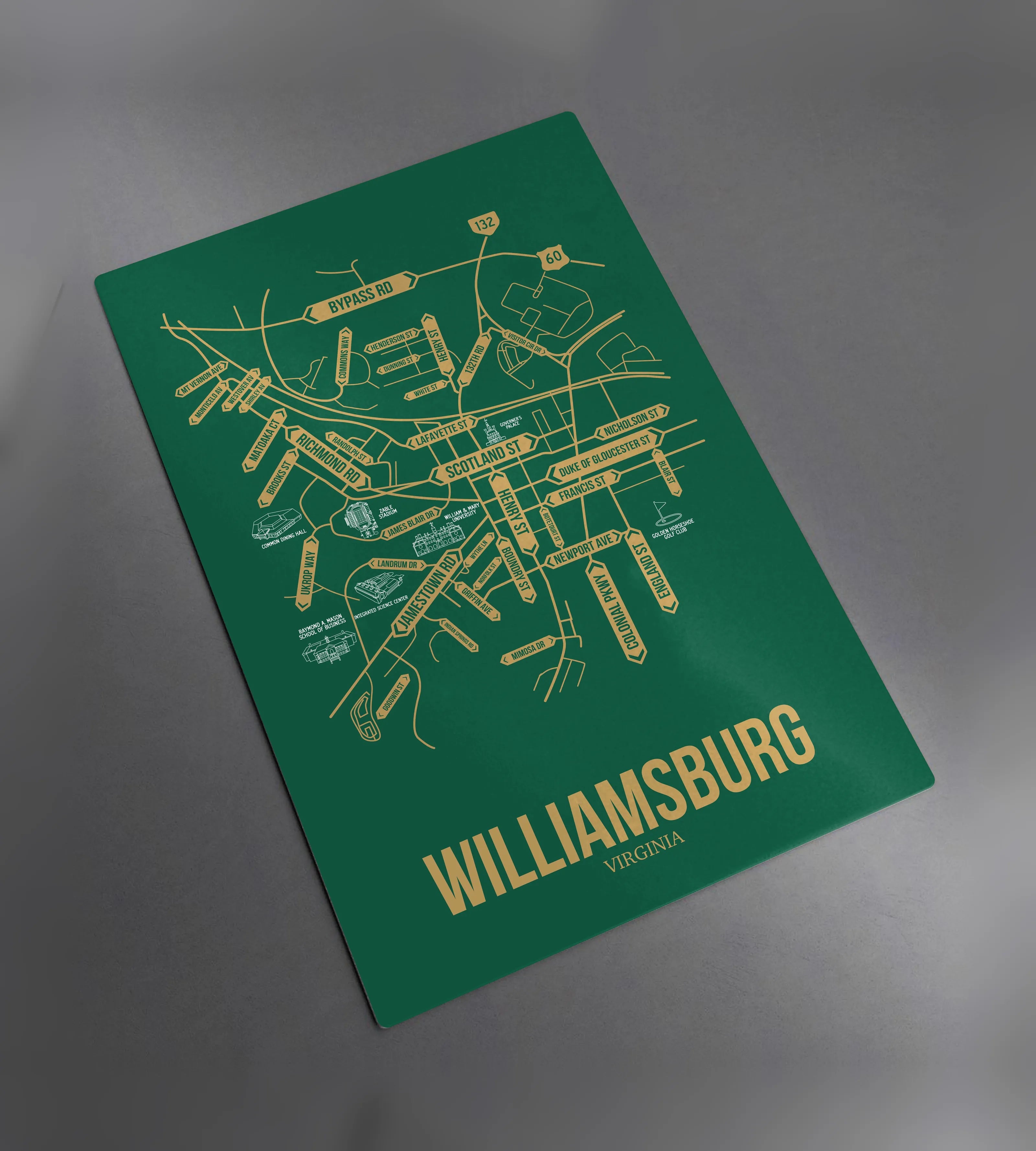Williamsburg, Virginia street map 2