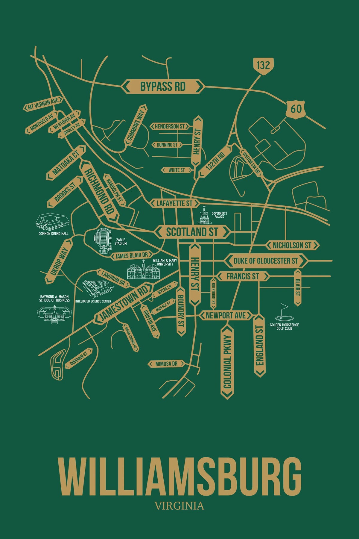 Williamsburg, Virginia street map 7