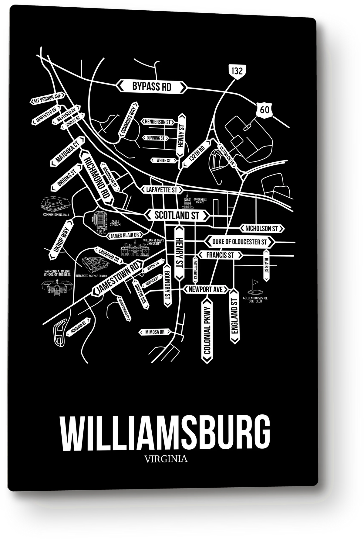 Williamsburg, Virginia street map 9