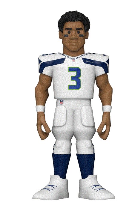 Funko NFL: Seattle Seahawks - Russell Wilson 5" Vinyl Gold Figure (with Chase) 3