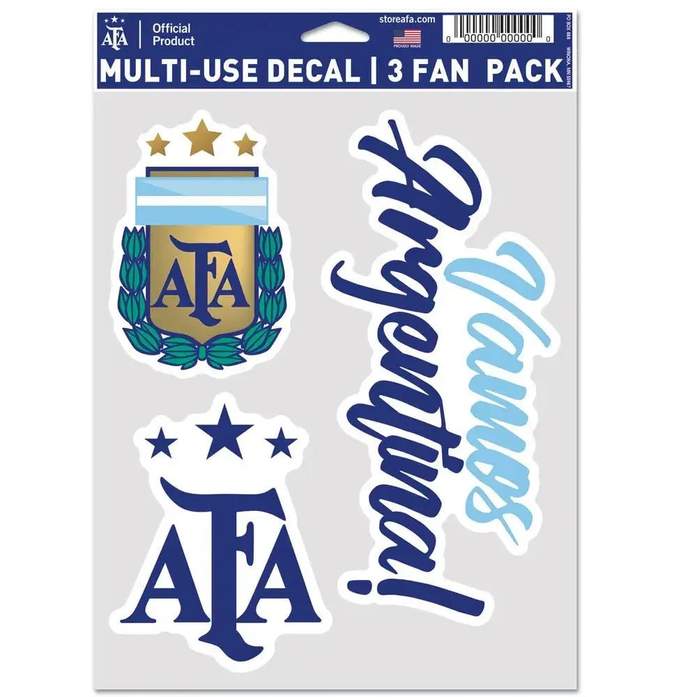 Wincraft Argentina Multi-Use Decal (3 Fan Pack) 1