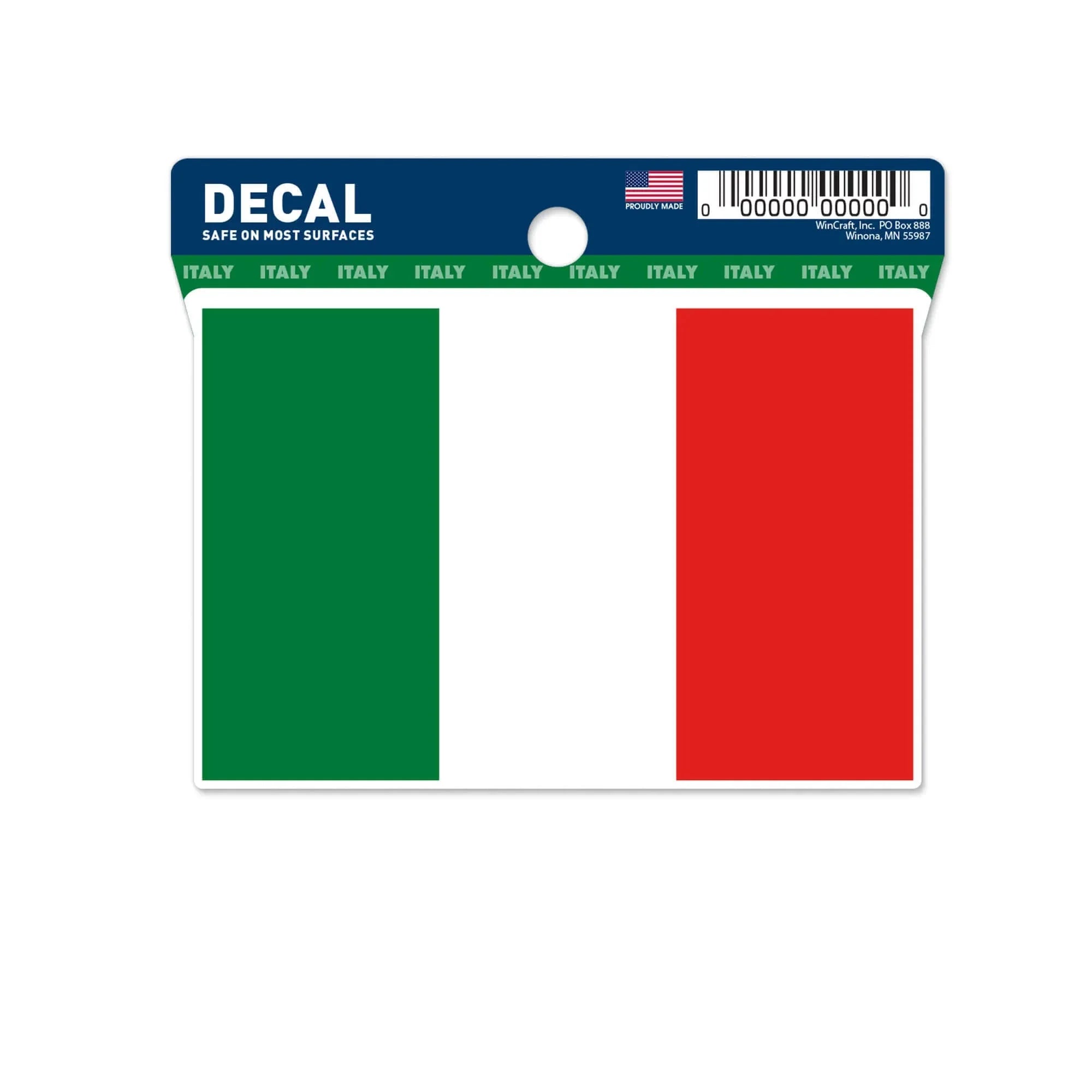 Wincraft Italy Flag Decal (3"x4") 1