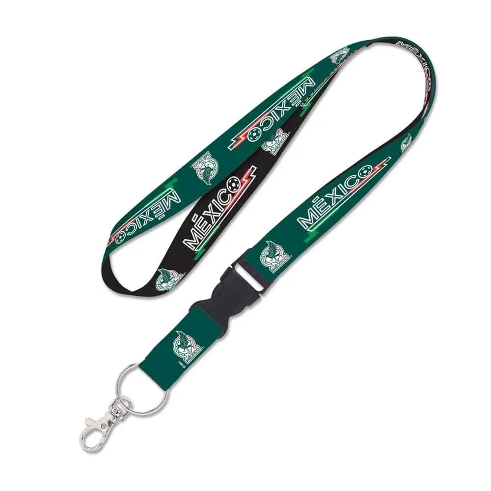 Wincraft Mexico 1" Lanyard - Green-Black 1