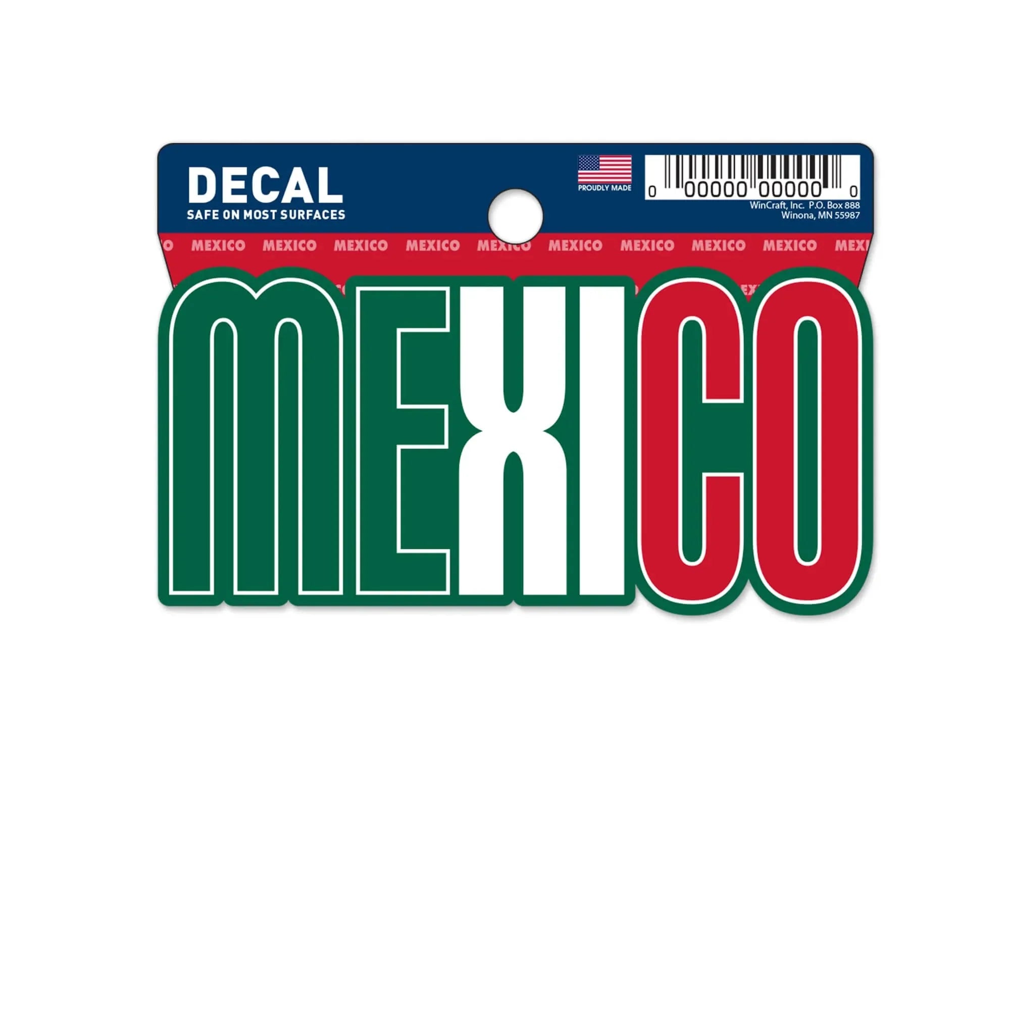 Wincraft Mexico CLRS Decal (3"x4") 1
