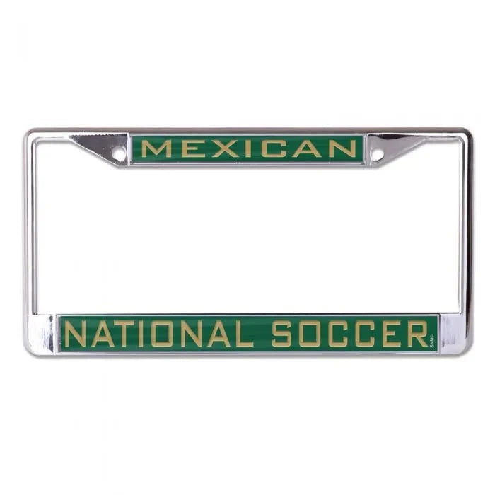 Wincraft Mexico License Plate SL Frame - Green-Gold 1
