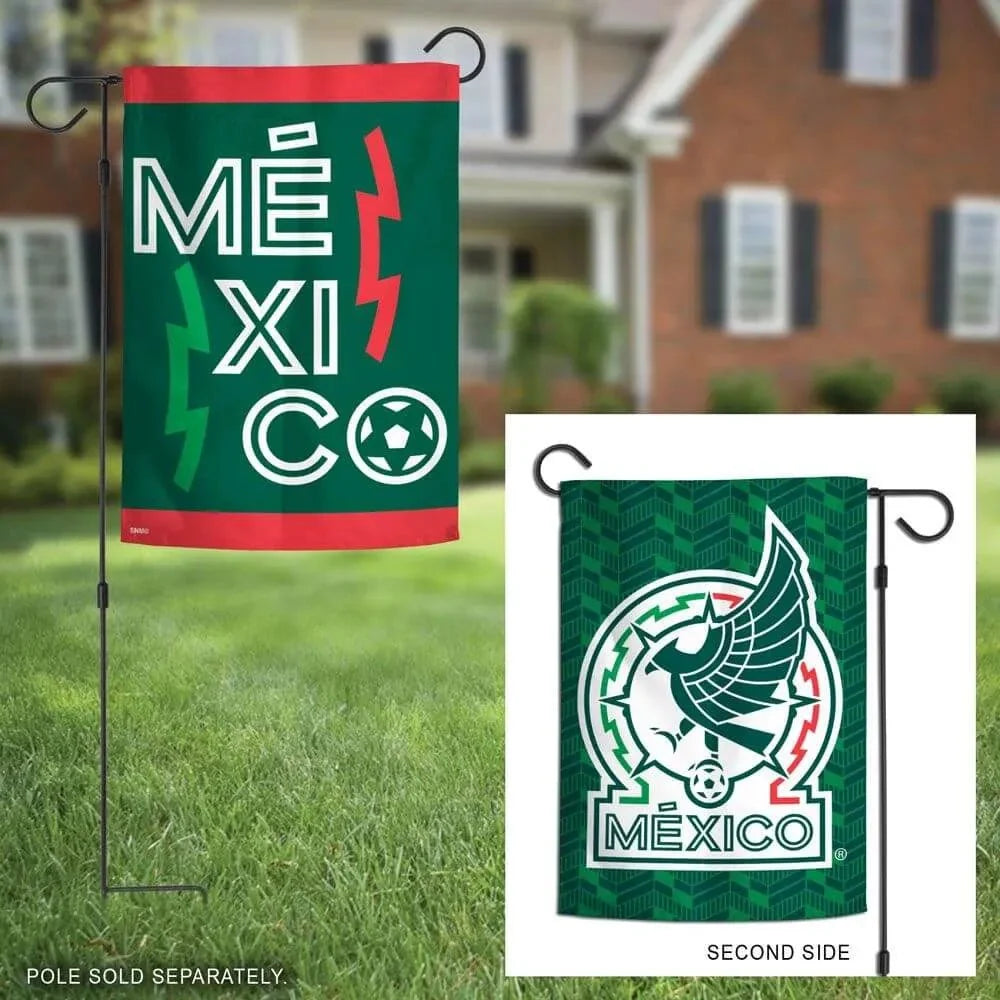 Wincraft Mexico National Soccer Team 2-Sided Garden Flag 12.5" x 18" (Single Flag) 2