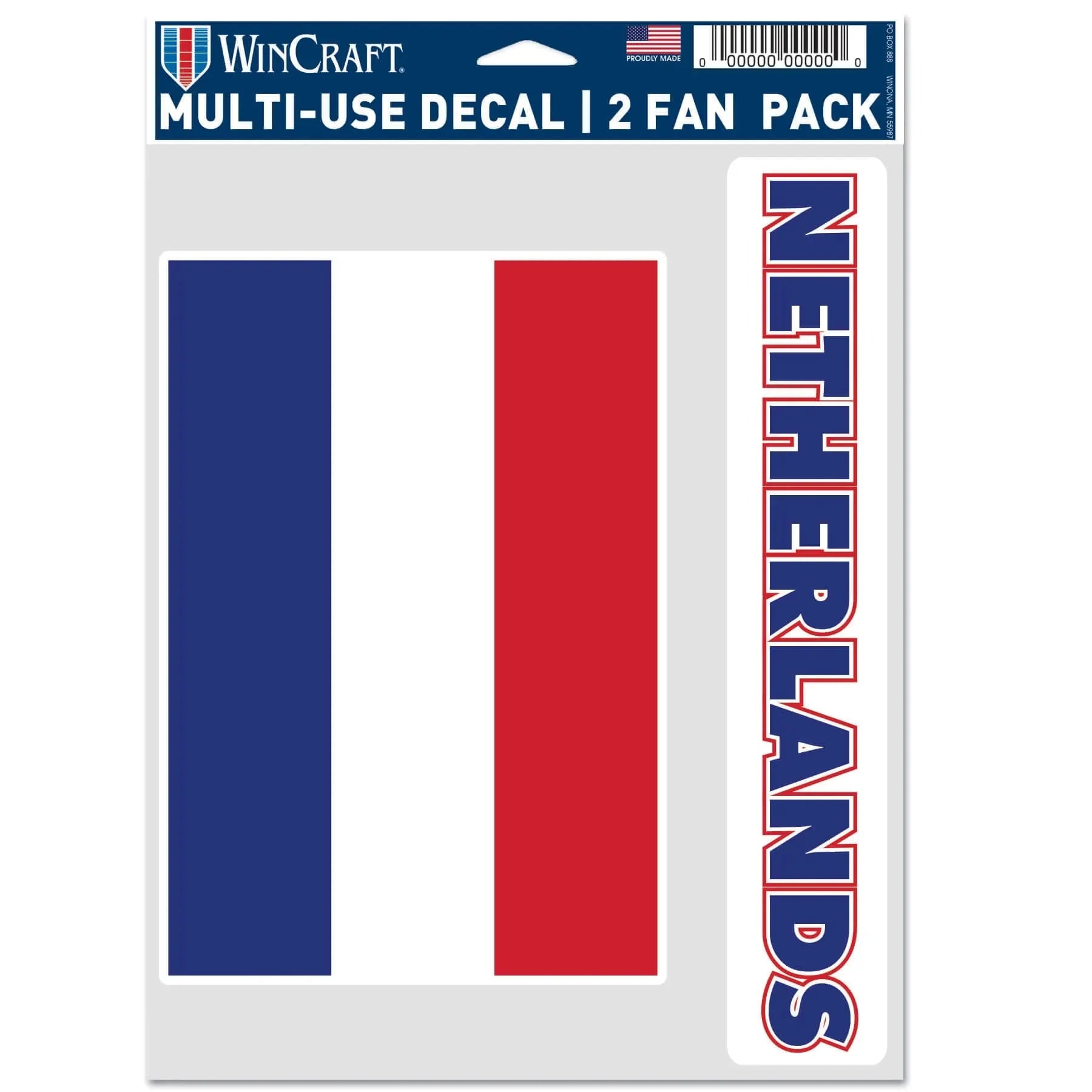 Wincraft Netherlands Flag Multi-Use Decal (5.5"x7.75") 1