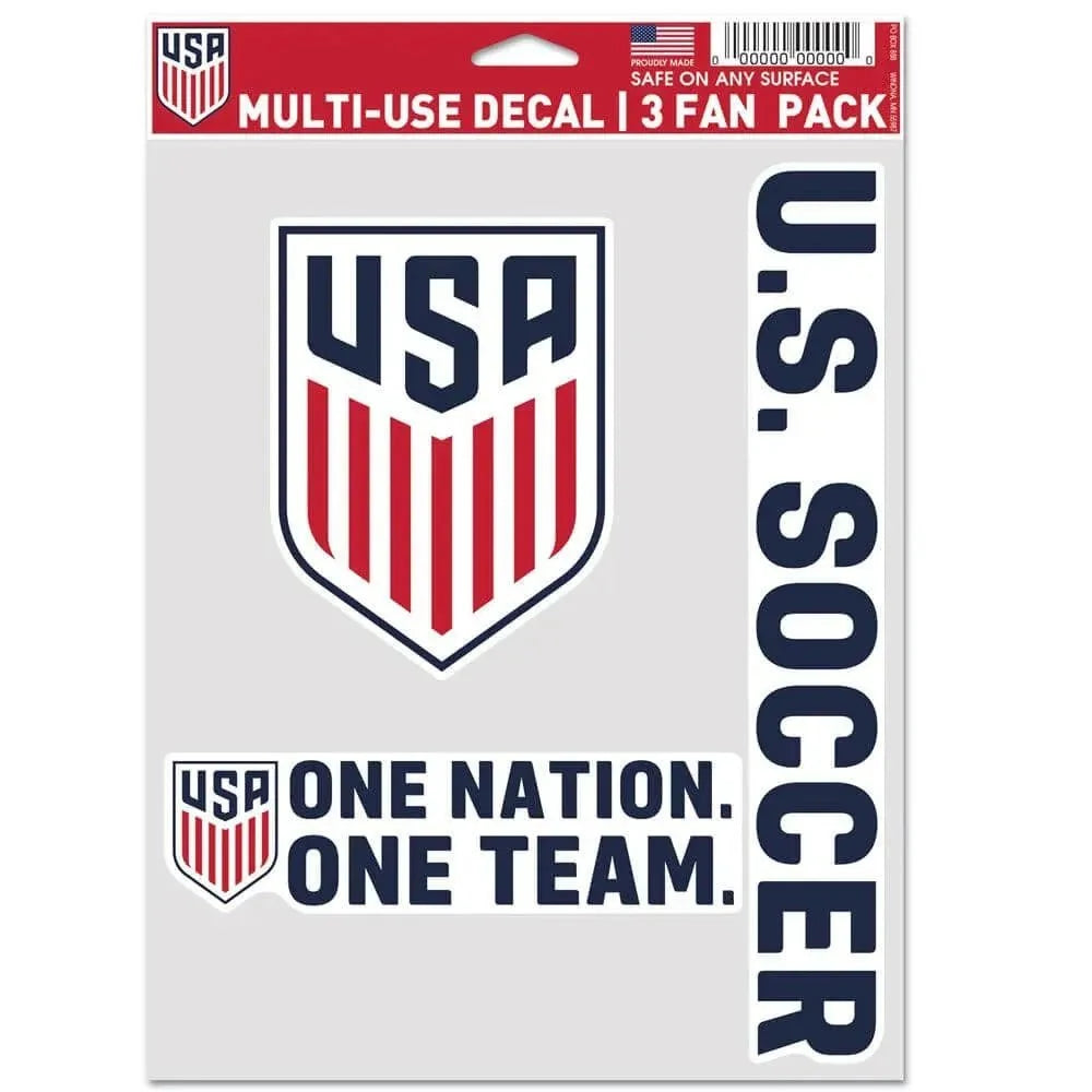 Wincraft USA 5.5x7.75 Multi-Use 3 Pack Decal 1