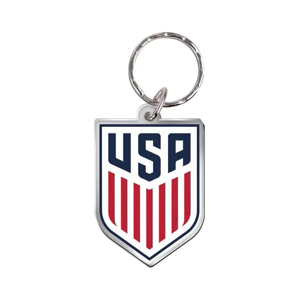 Wincraft USA Acrylic Key Ring - White-Red 1