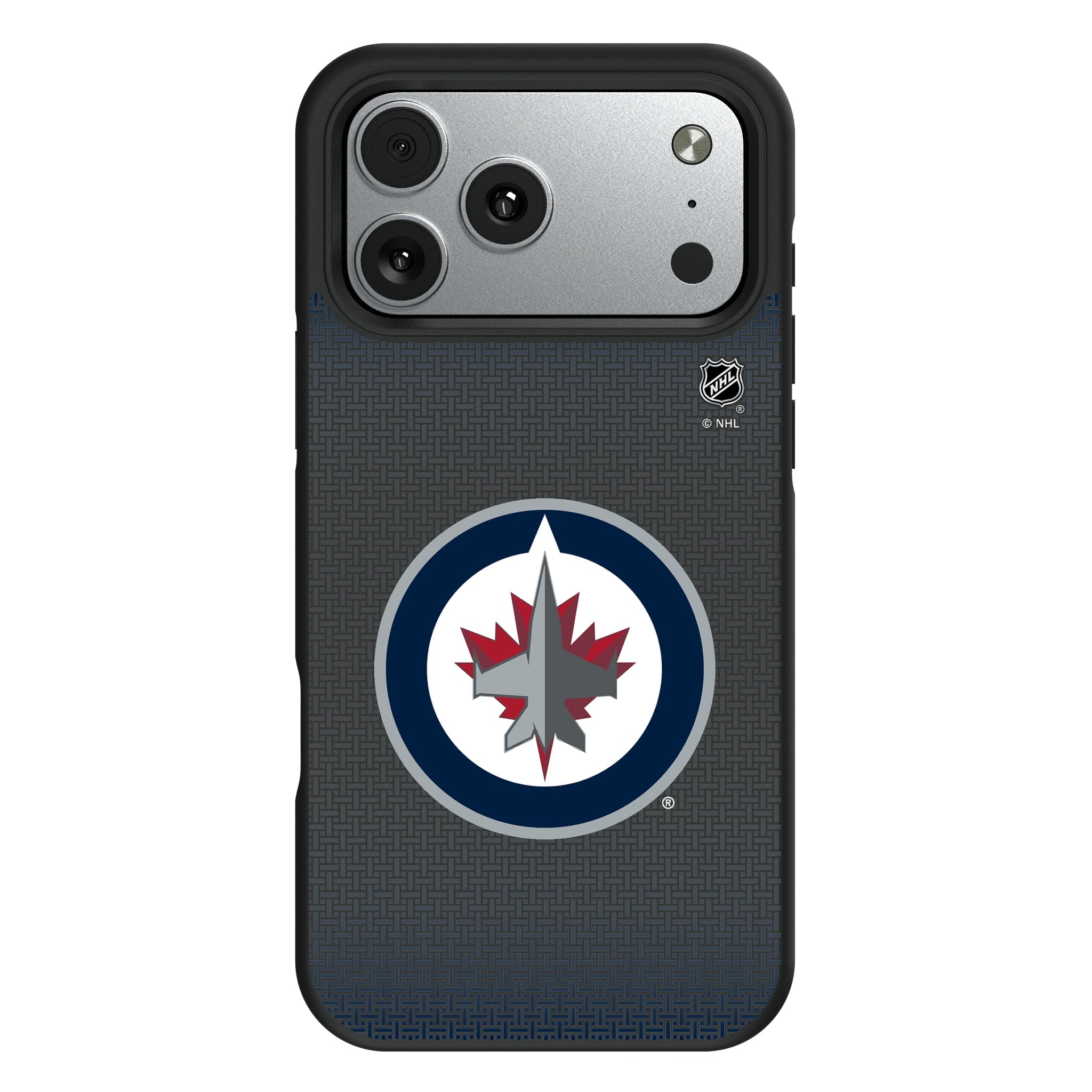 Winnipeg Jets Linen Bump Phone Case for Apple iPhone 12