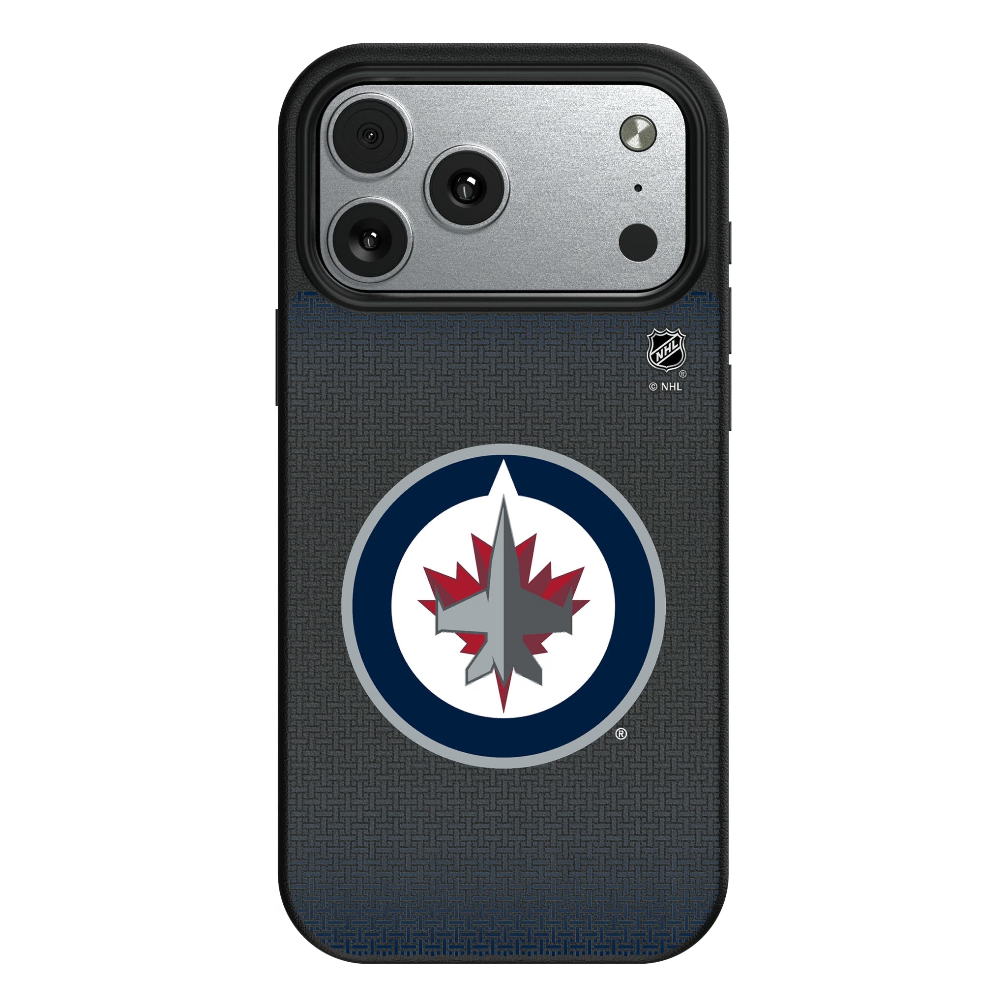 Winnipeg Jets Linen MagSafe Compatible Phone Case for Apple iPhone 10