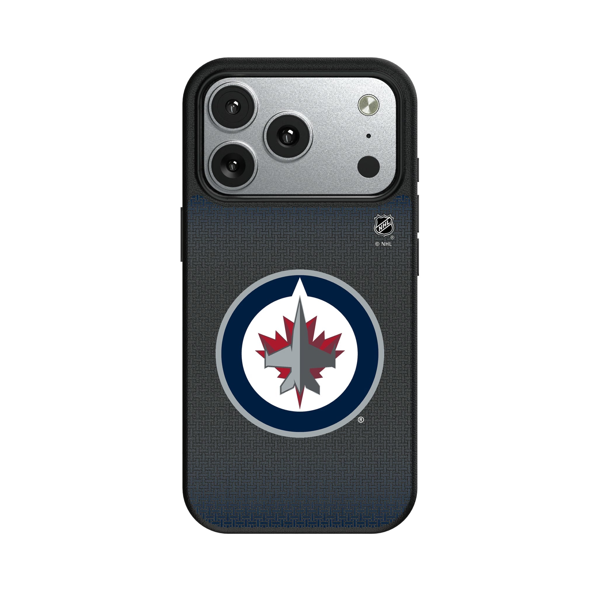 Winnipeg Jets Linen MagSafe Compatible Phone Case for Apple iPhone 9