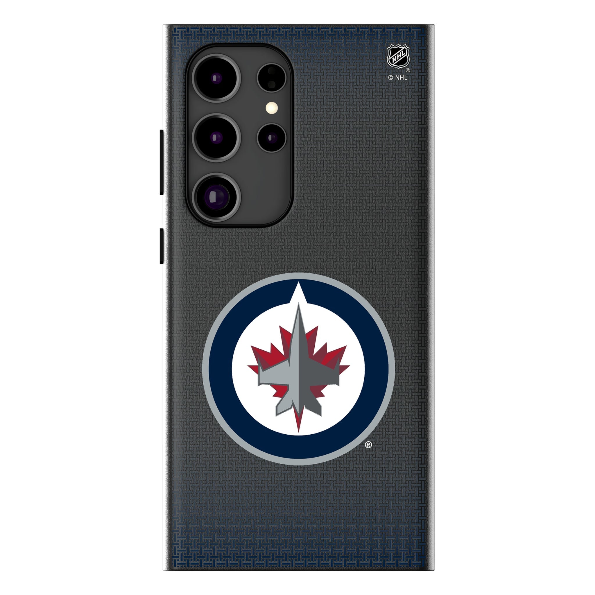 Winnipeg Jets Linen MagSafe Compatible Phone Case for Samsung Galaxy 10