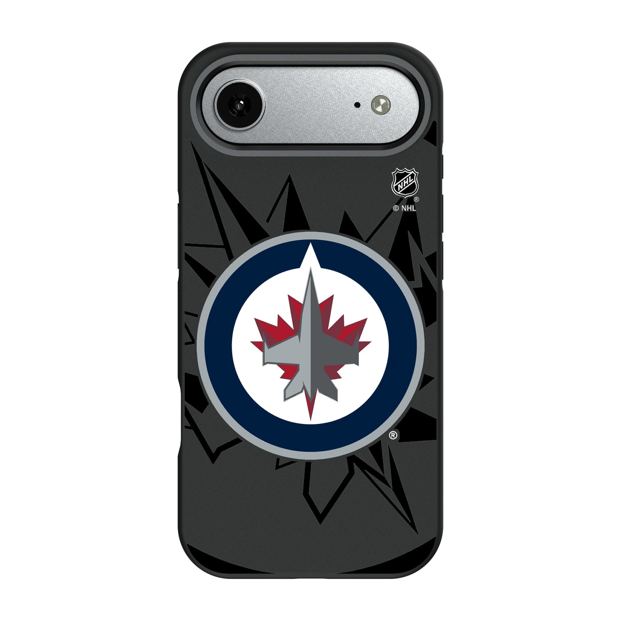 Winnipeg Jets Monocolor Tilt Bump Phone Case for Apple iPhone