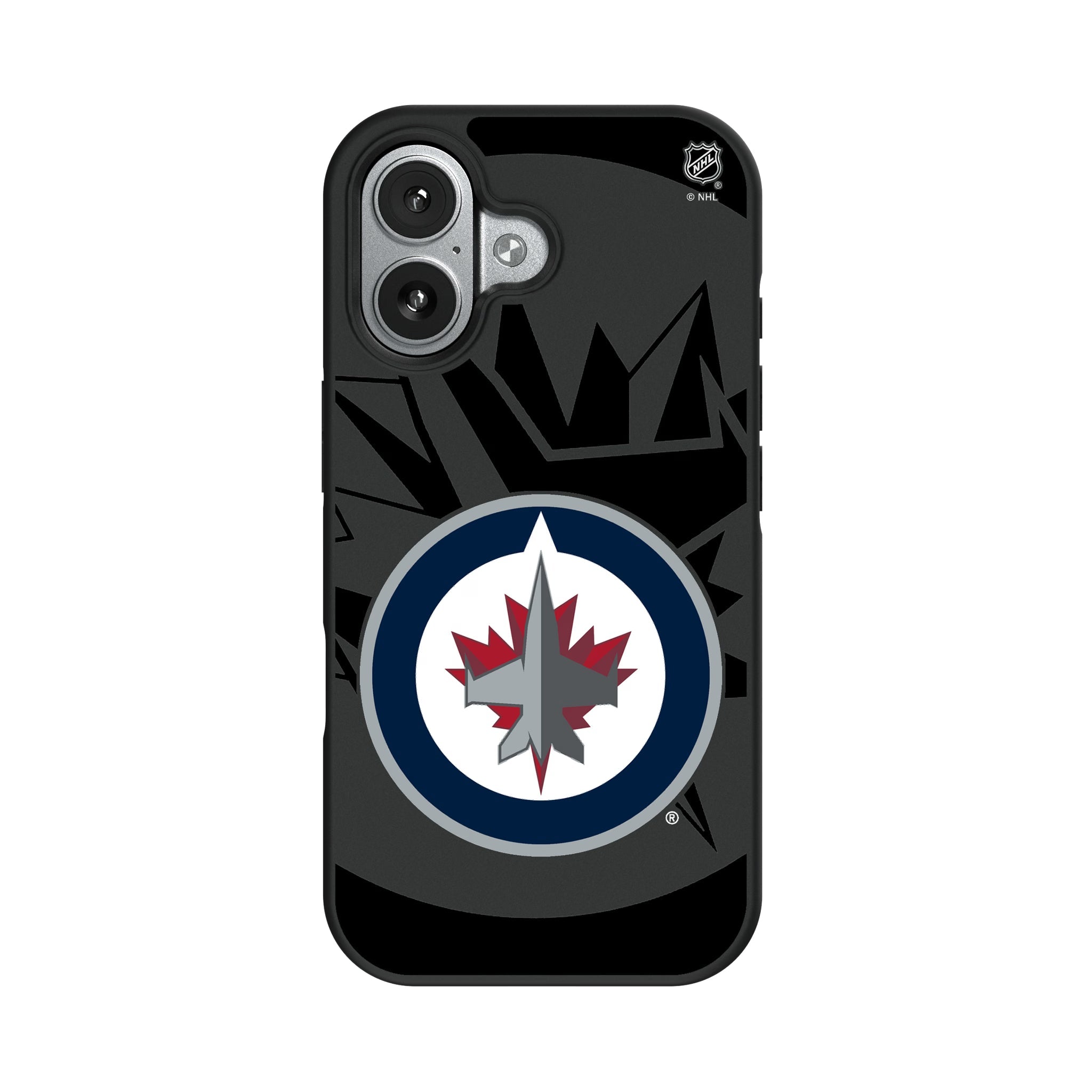 Winnipeg Jets Monocolor Tilt Bump Phone Case for Apple iPhone