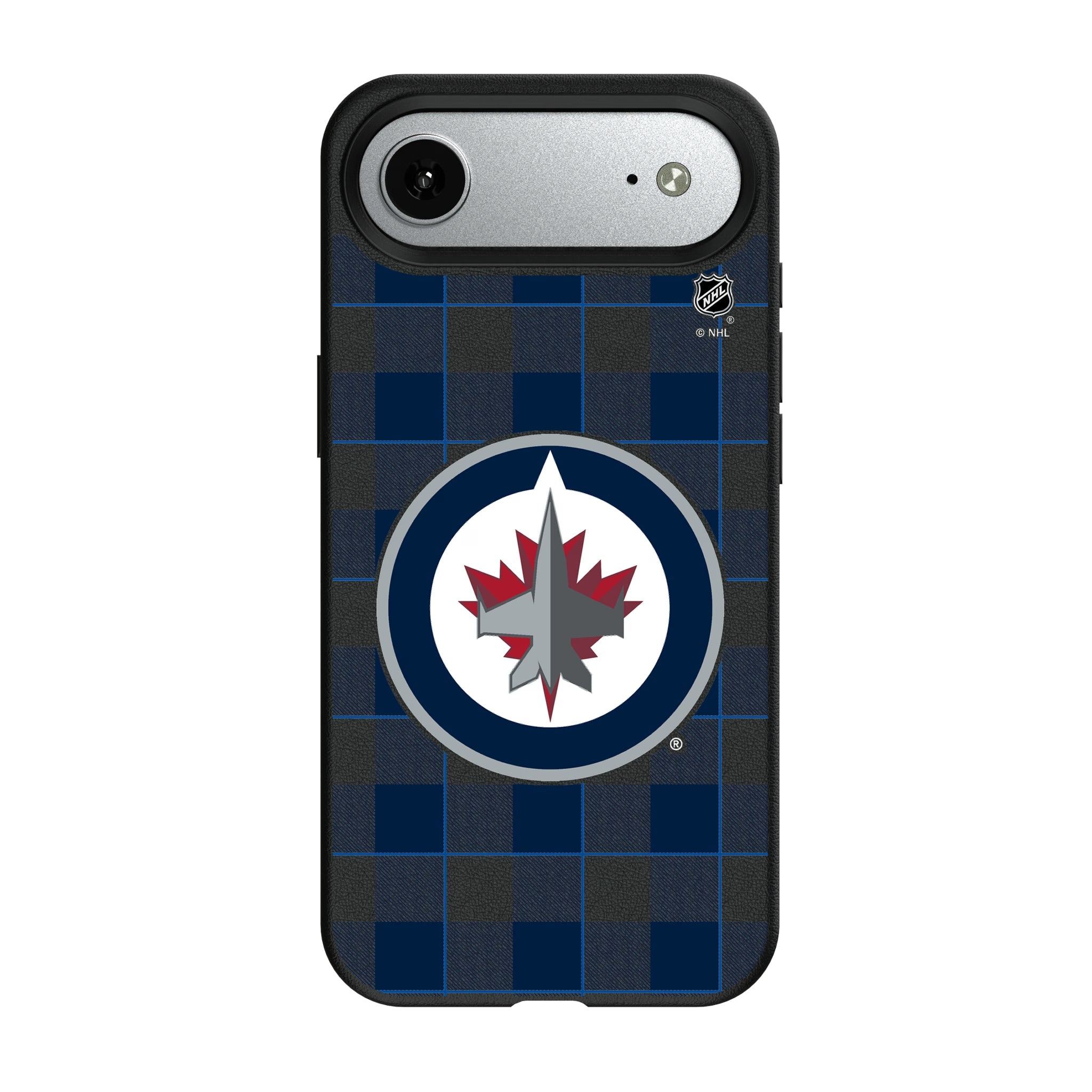 Winnipeg Jets Plaid MagSafe Compatible Phone Case for Apple iPhone 6