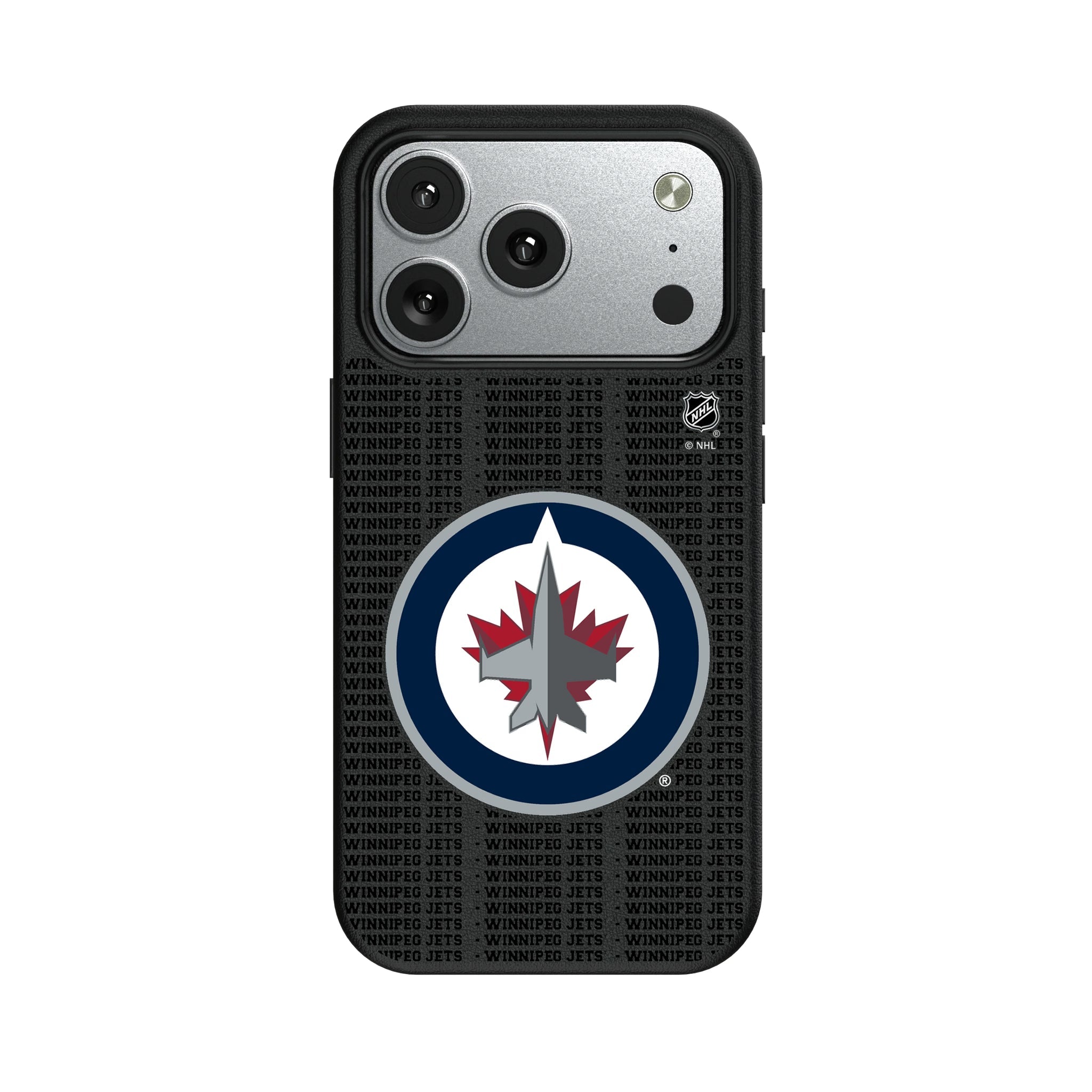 Winnipeg Jets Text Backdrop MagSafe Compatible Phone Case for Apple iPhone 8
