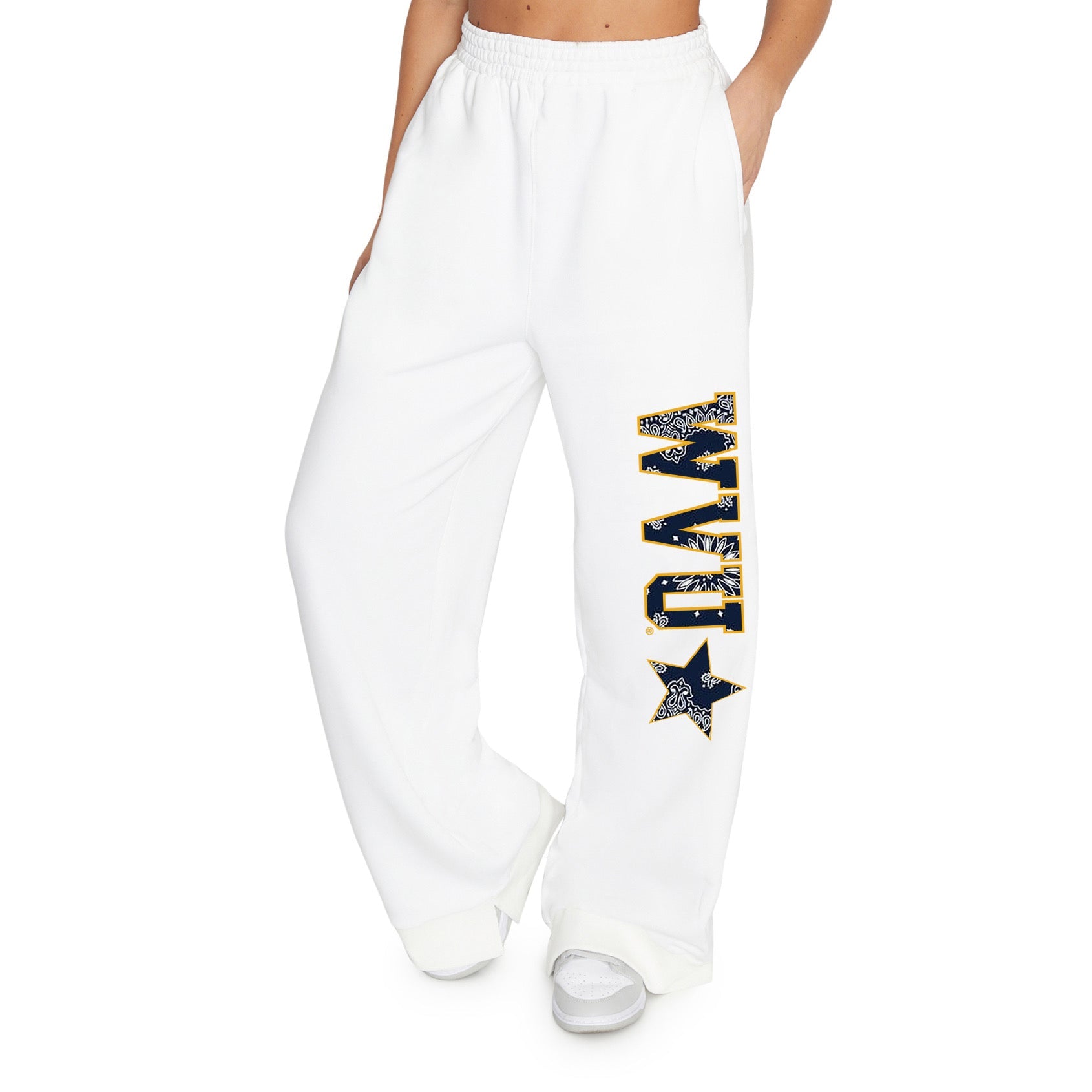 West Virginia Mountaineers Bandana Flare Sweatpants | lojobands 2